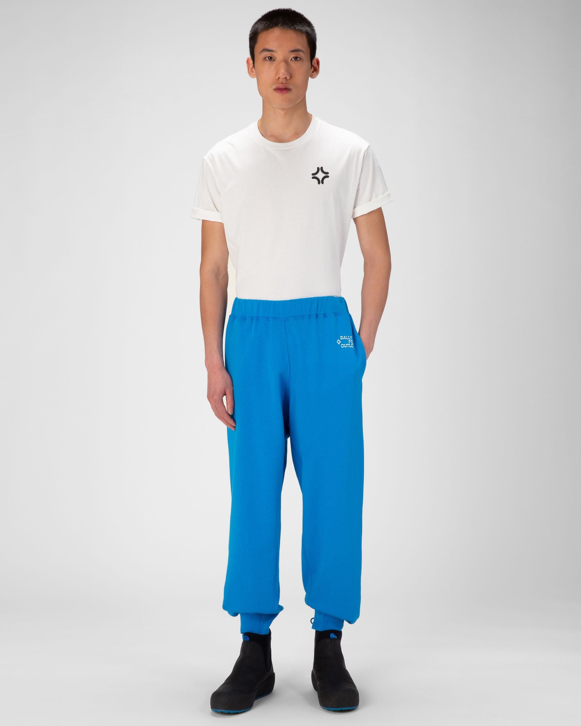 Bally Global - Organic Cotton Joggers In Blue - Blue