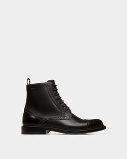 Nicoldon Botines En Cuero De Color Negro