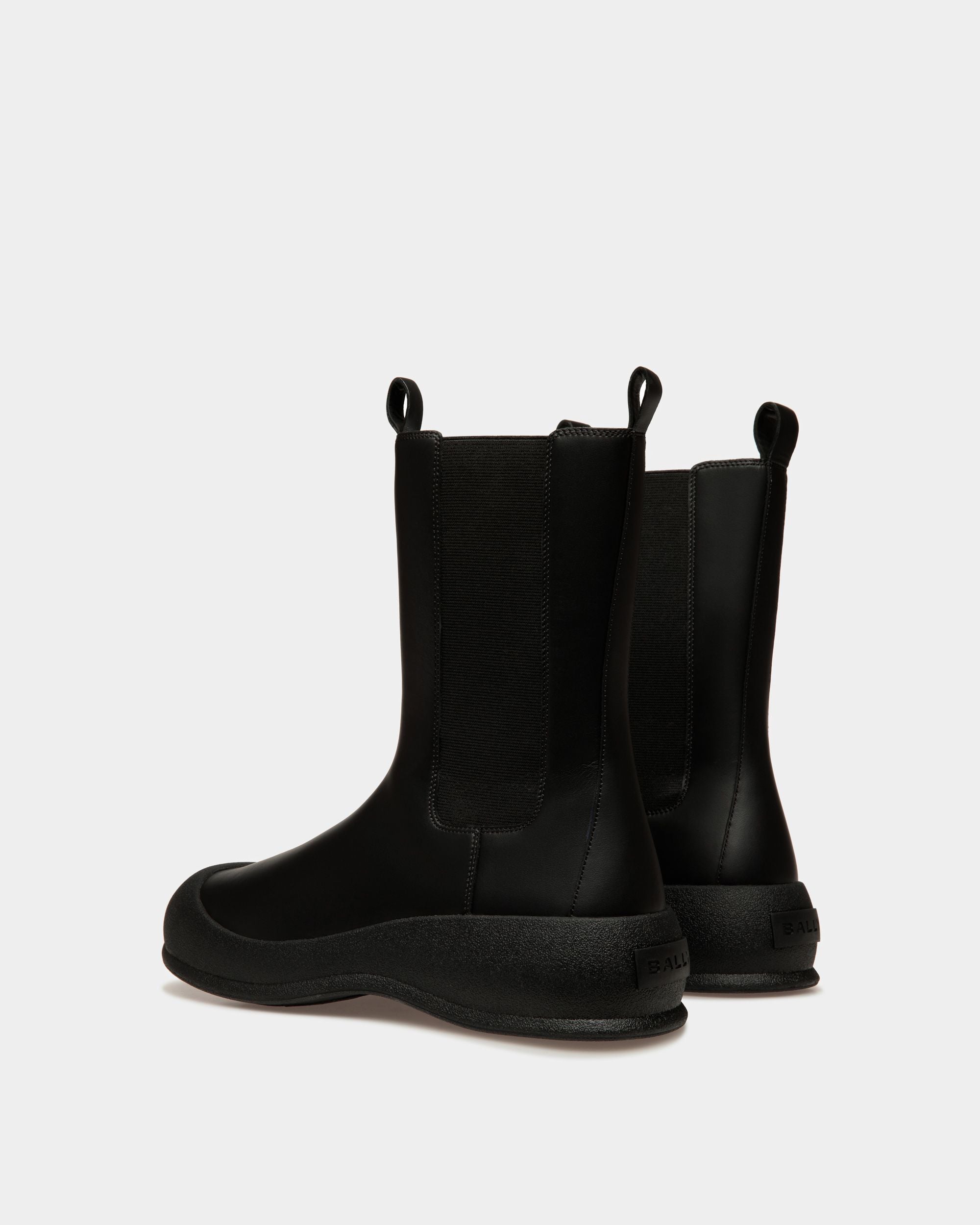 Bally Global - Frei Snow Boots In Black Leather - Negro