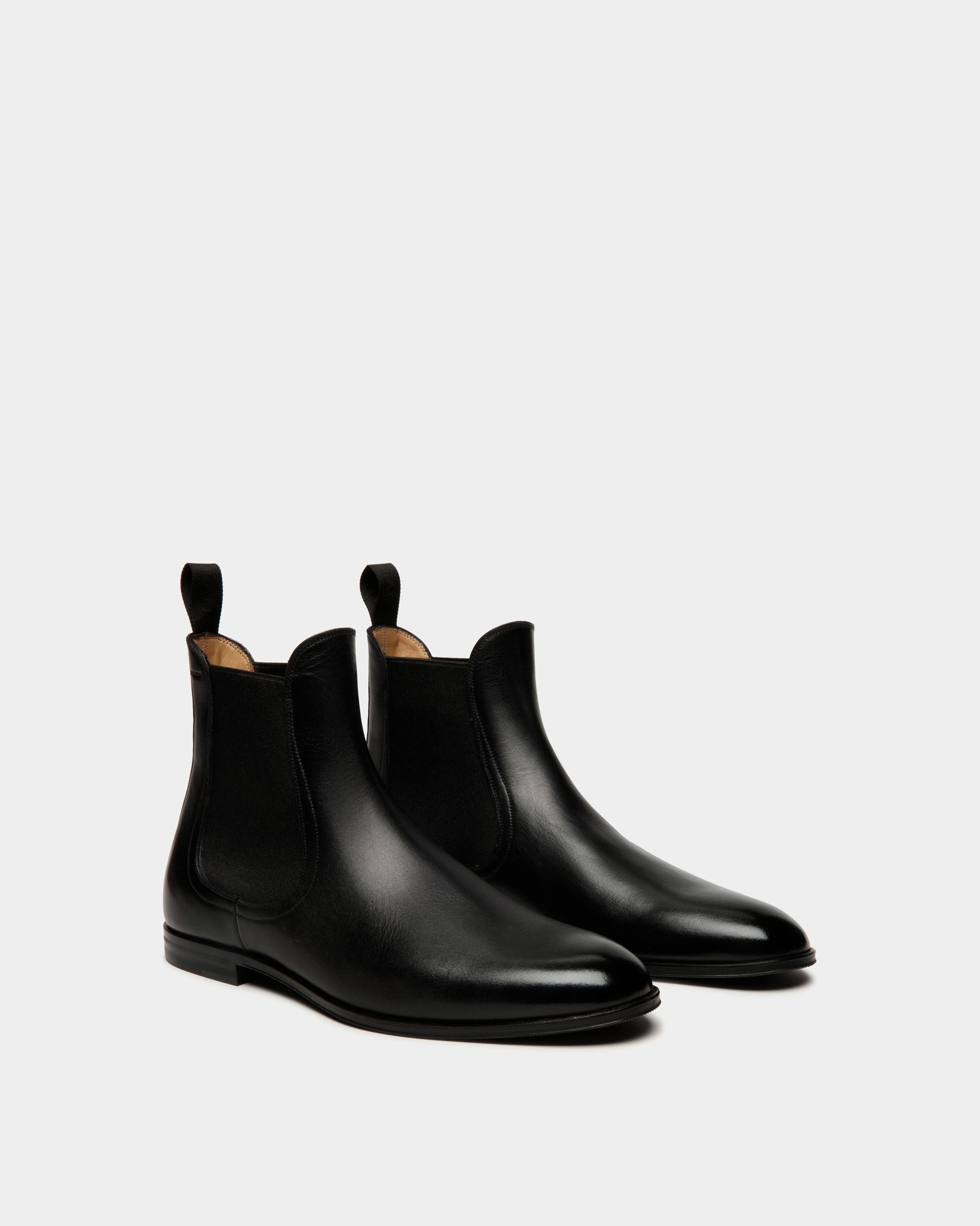 Bally Global - Botín Westminster De Piel Negra - Negro