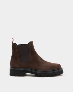 Bottine Onyce En Daim Marron