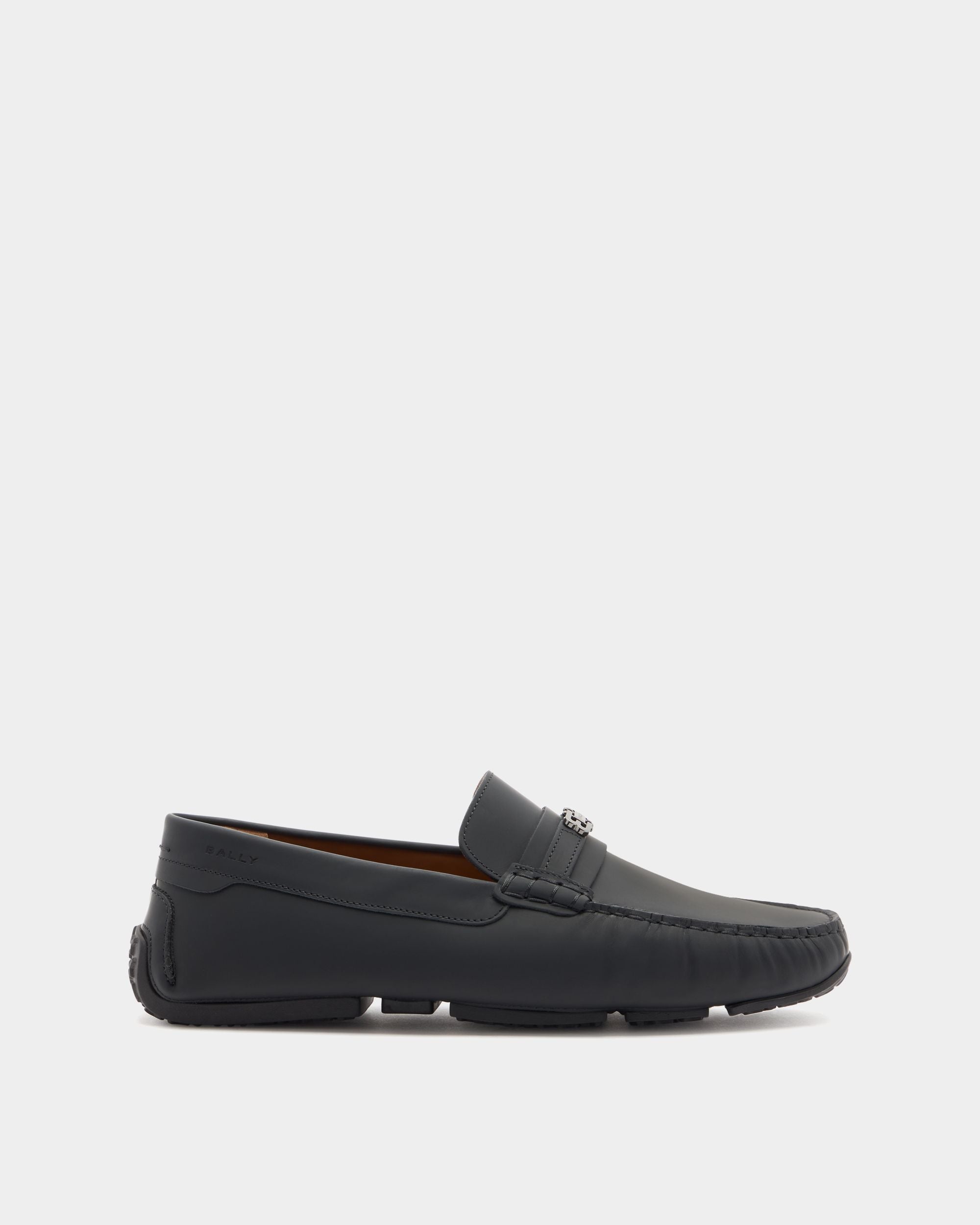 Bally Global - Pilot Driver in Black Leather - Black
