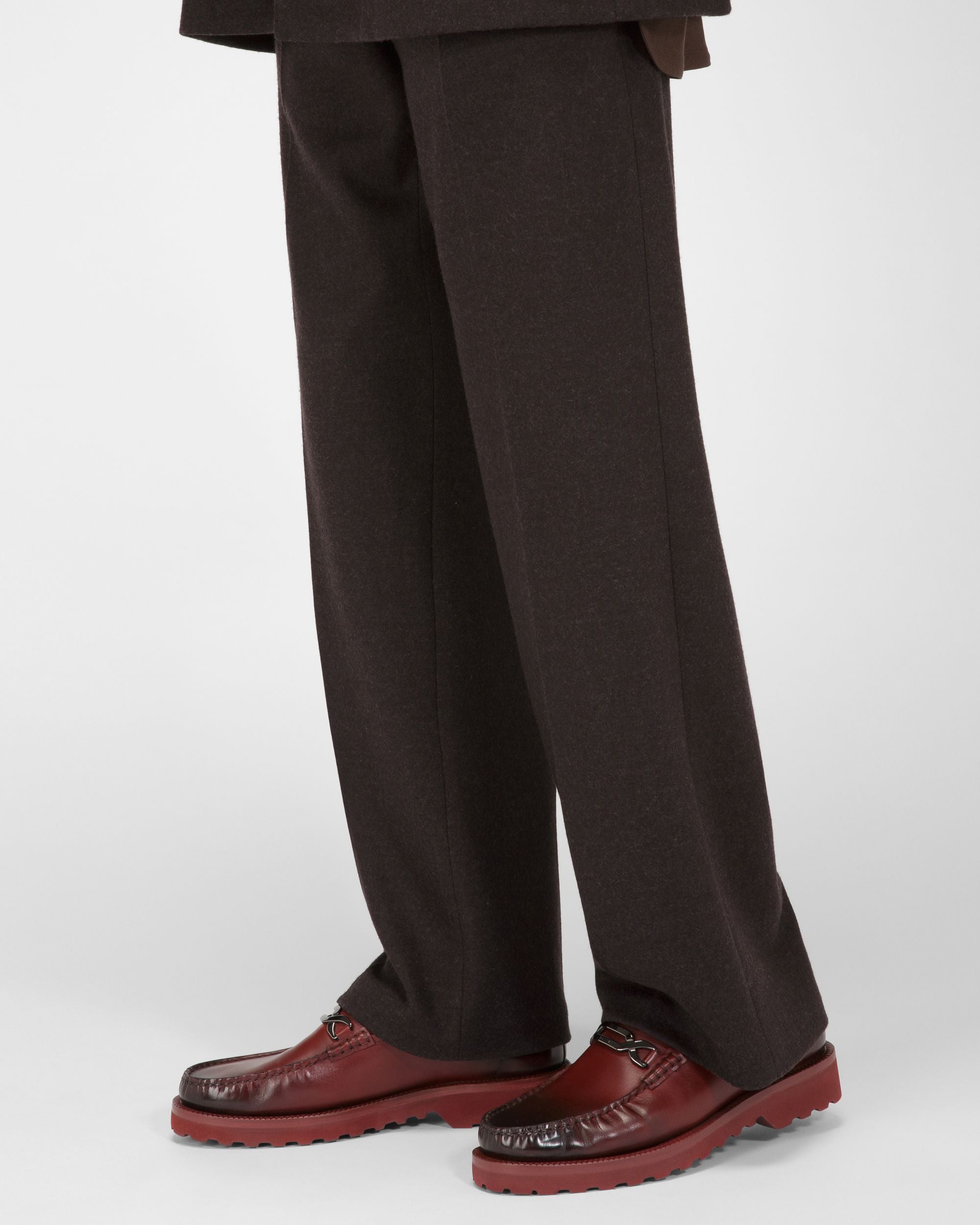 Bally Global - Novian Mocasines De Piel De Color Rojo Heritage - Rojo