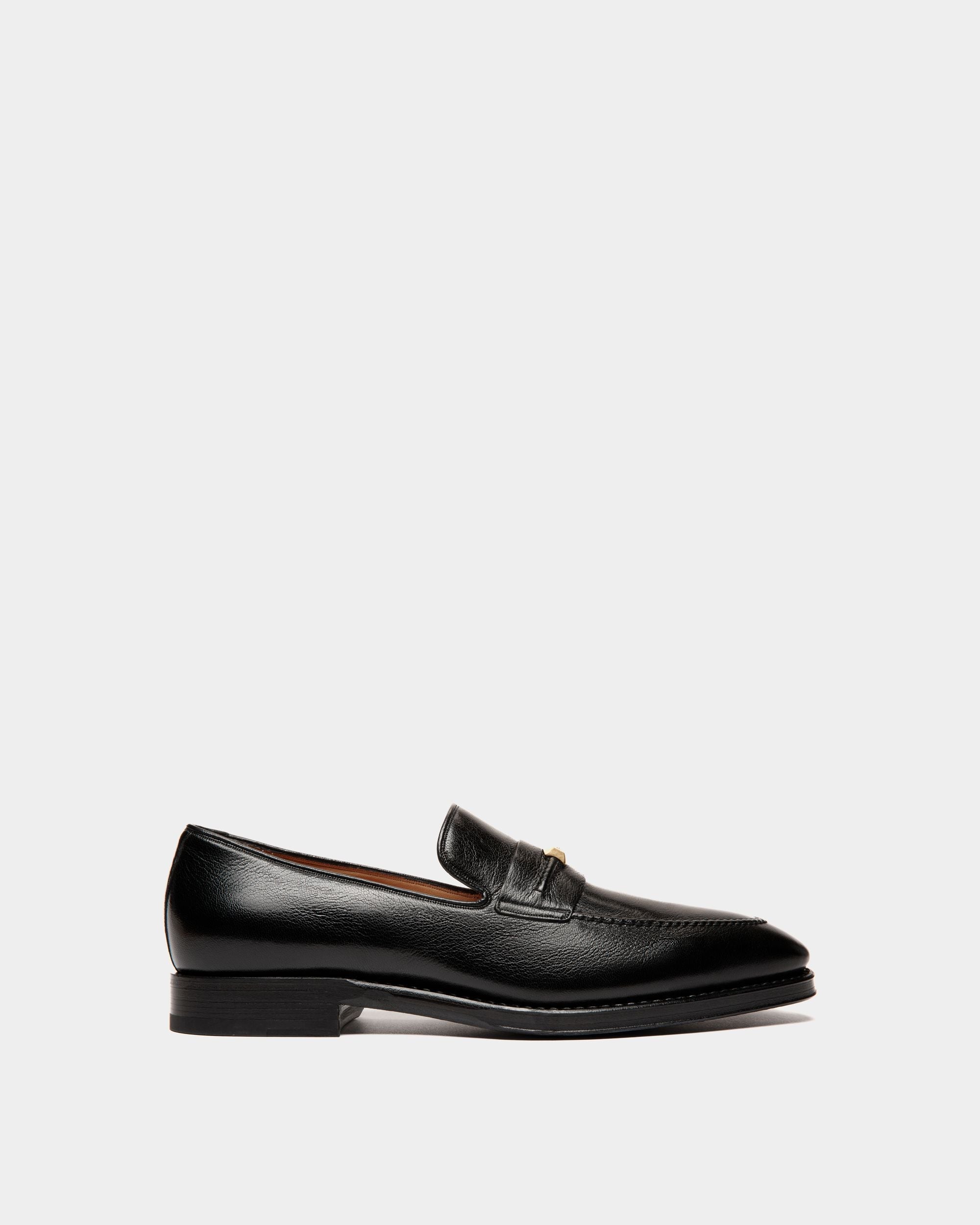 Bally Global - Scribe Loafer in Black Leather - Negro