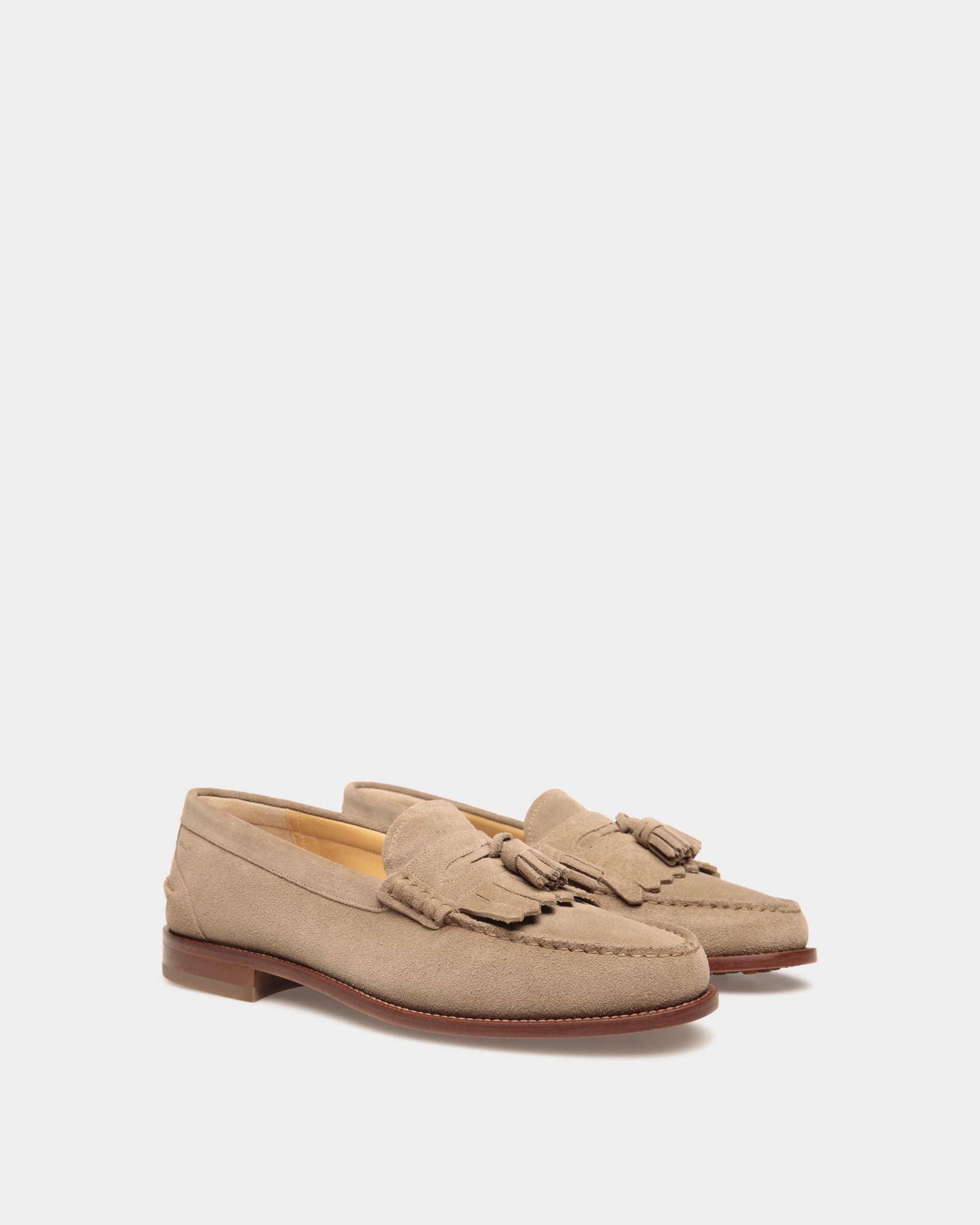 Bally Global - Mocassin Oregon En Daim - Beige