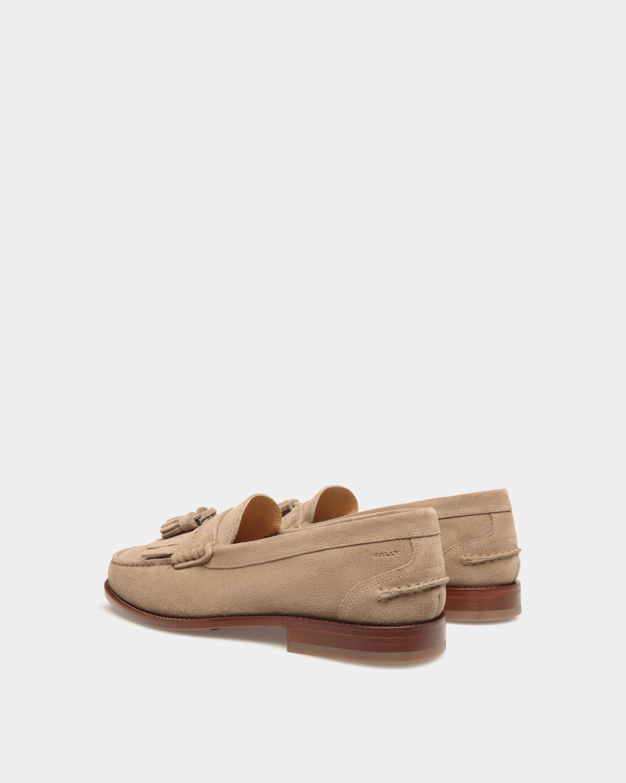 Bally Global - Mocassin Oregon En Daim - Beige