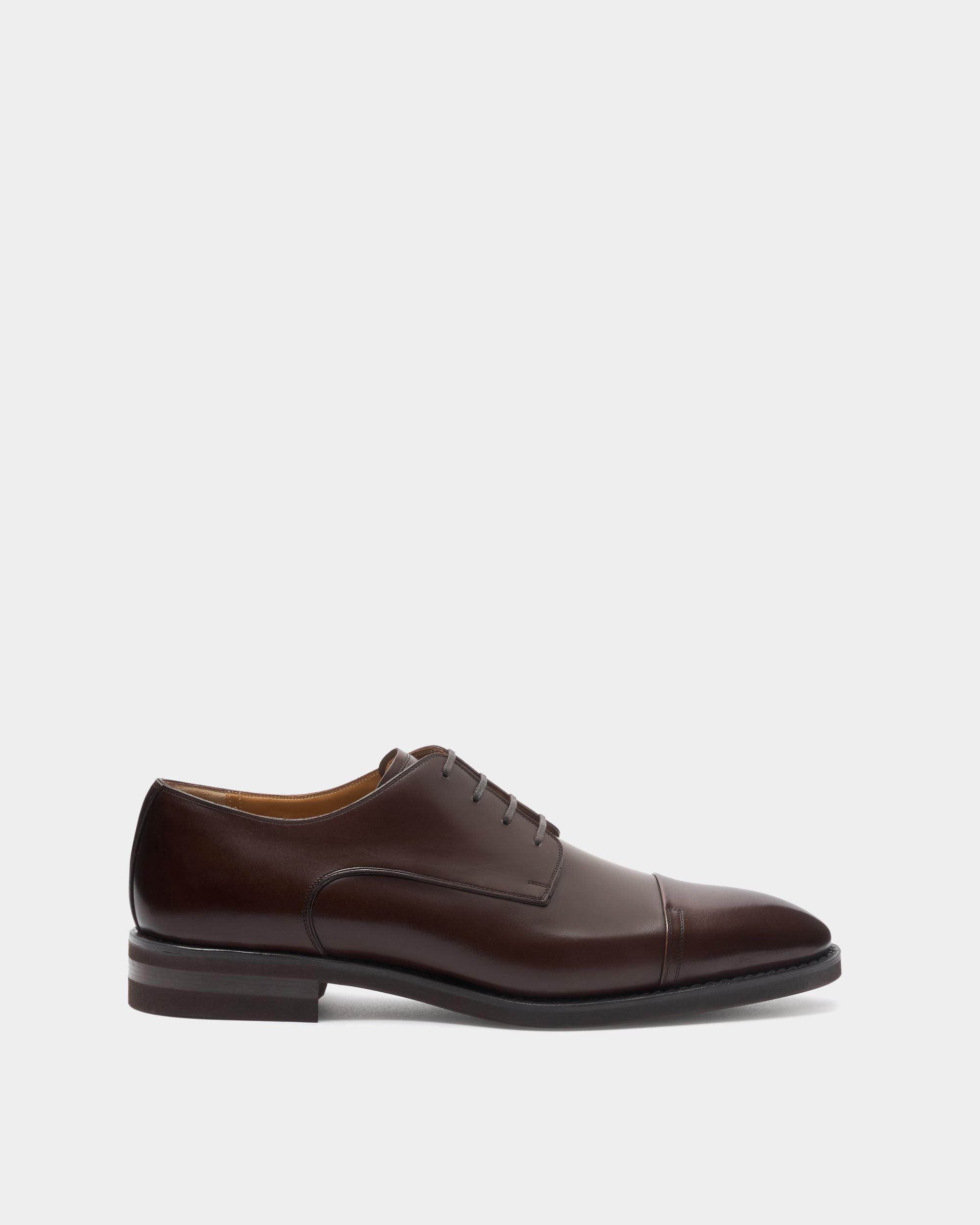 Bally Global - Scribe Un Derby in Brown Leather - Brown