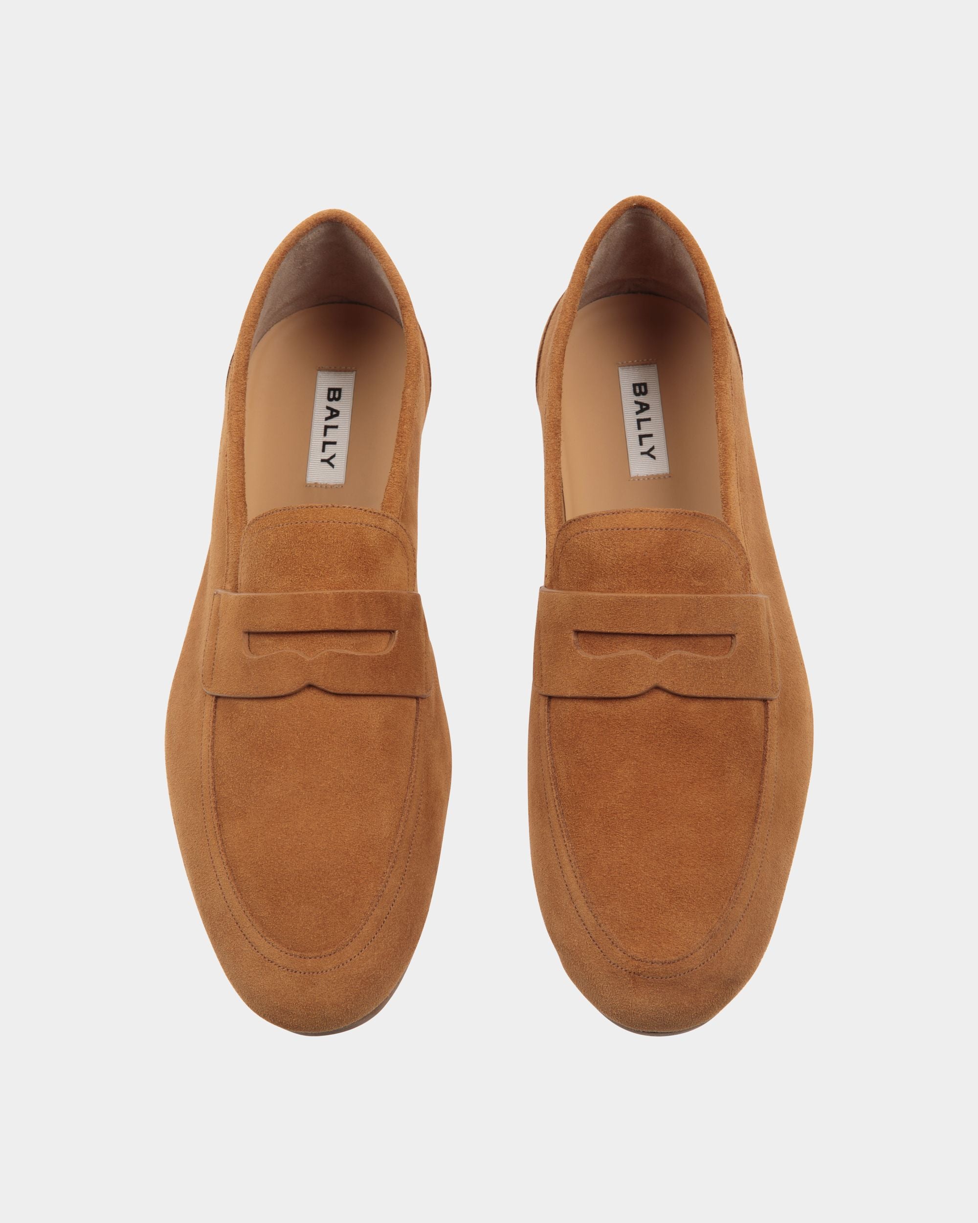 Bally Global - Plume Loafer in Brown Suede - Brown