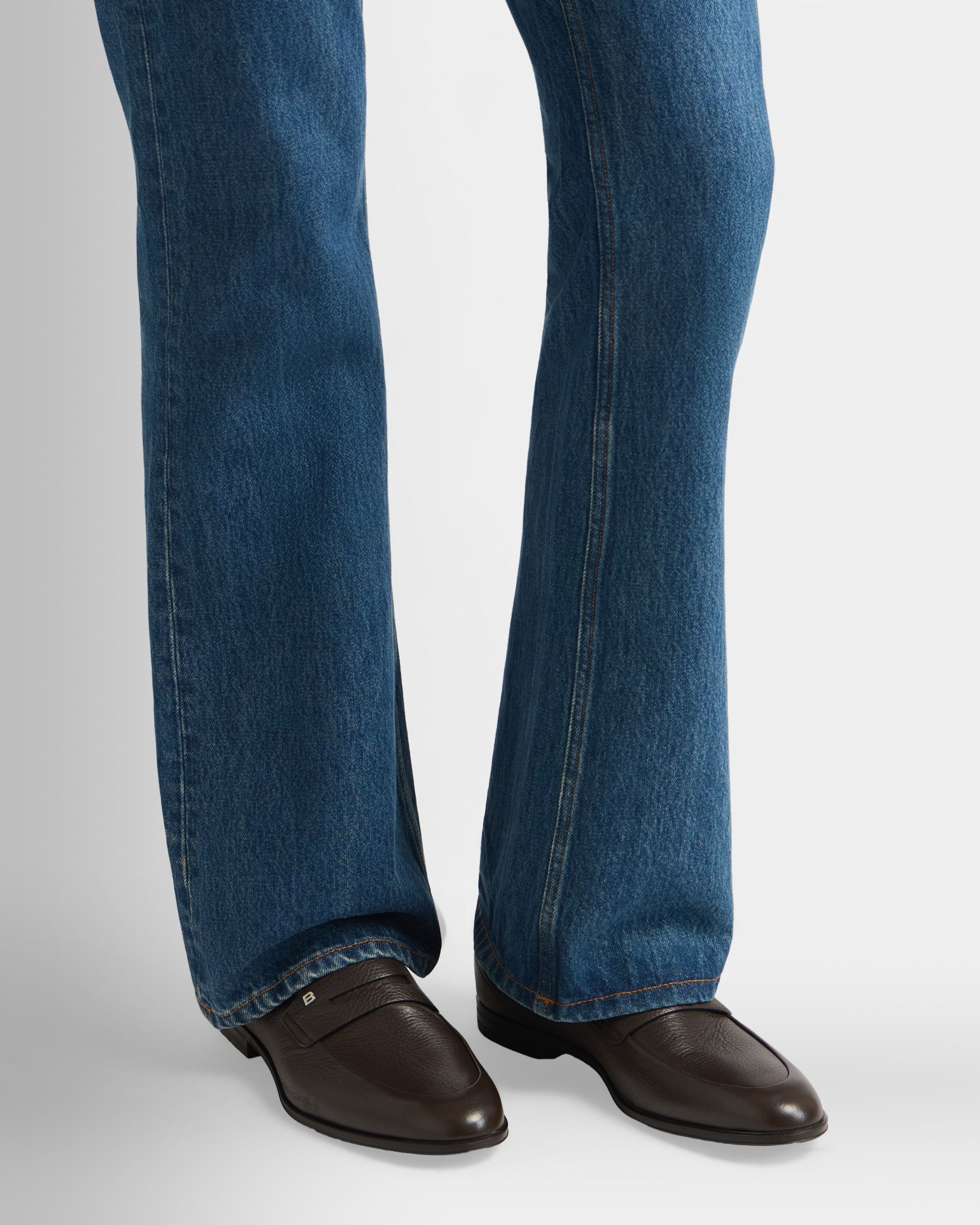 Bally Global - Westminster Loafer in Ebano Grained Leather - Brown