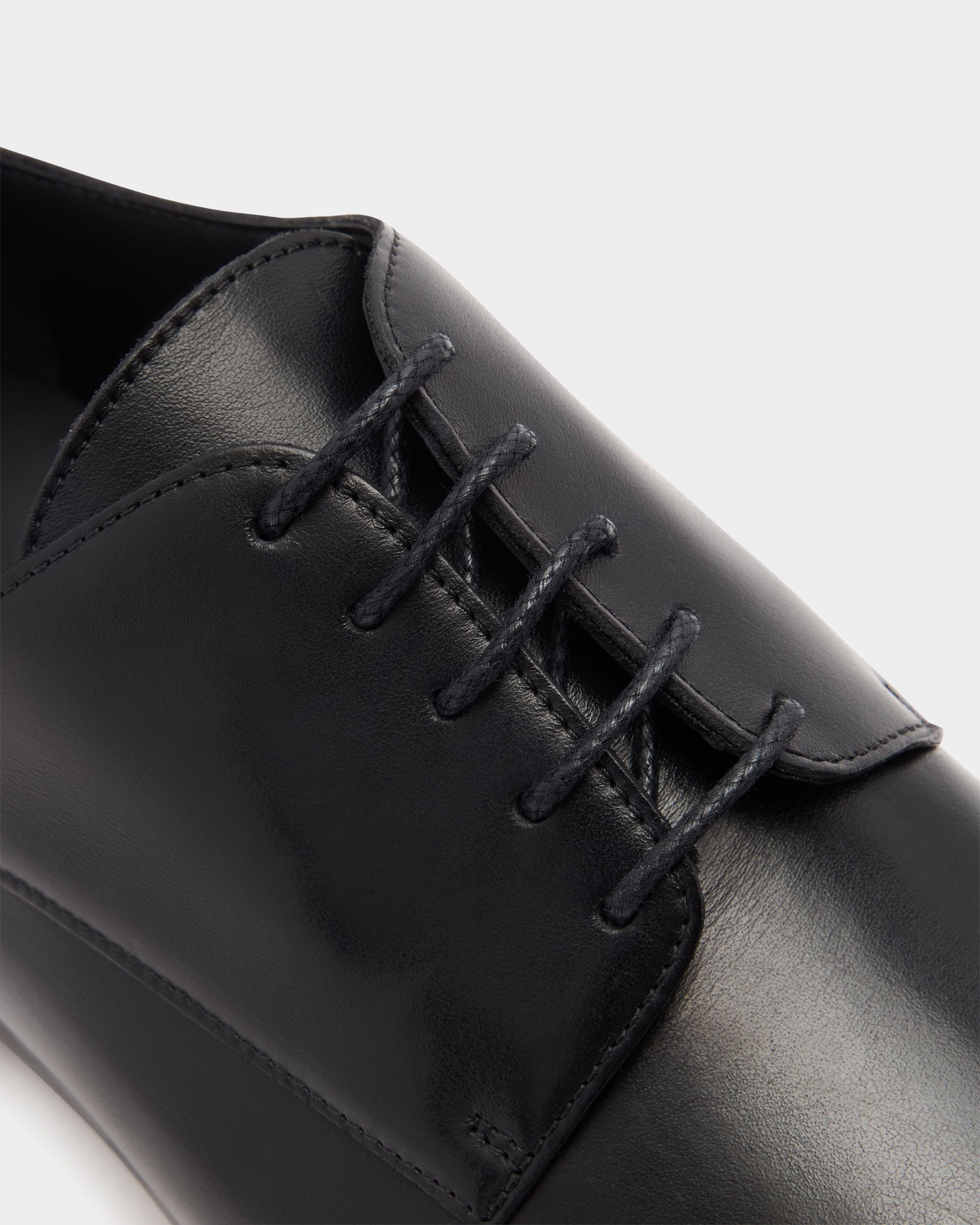 Bally Global - Zapato Derby Onizy De Piel Negra - Negro