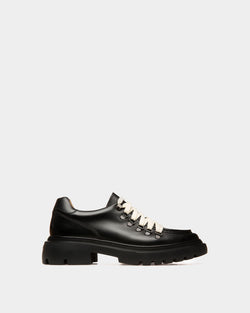 Varshal Leather Derbies In Black