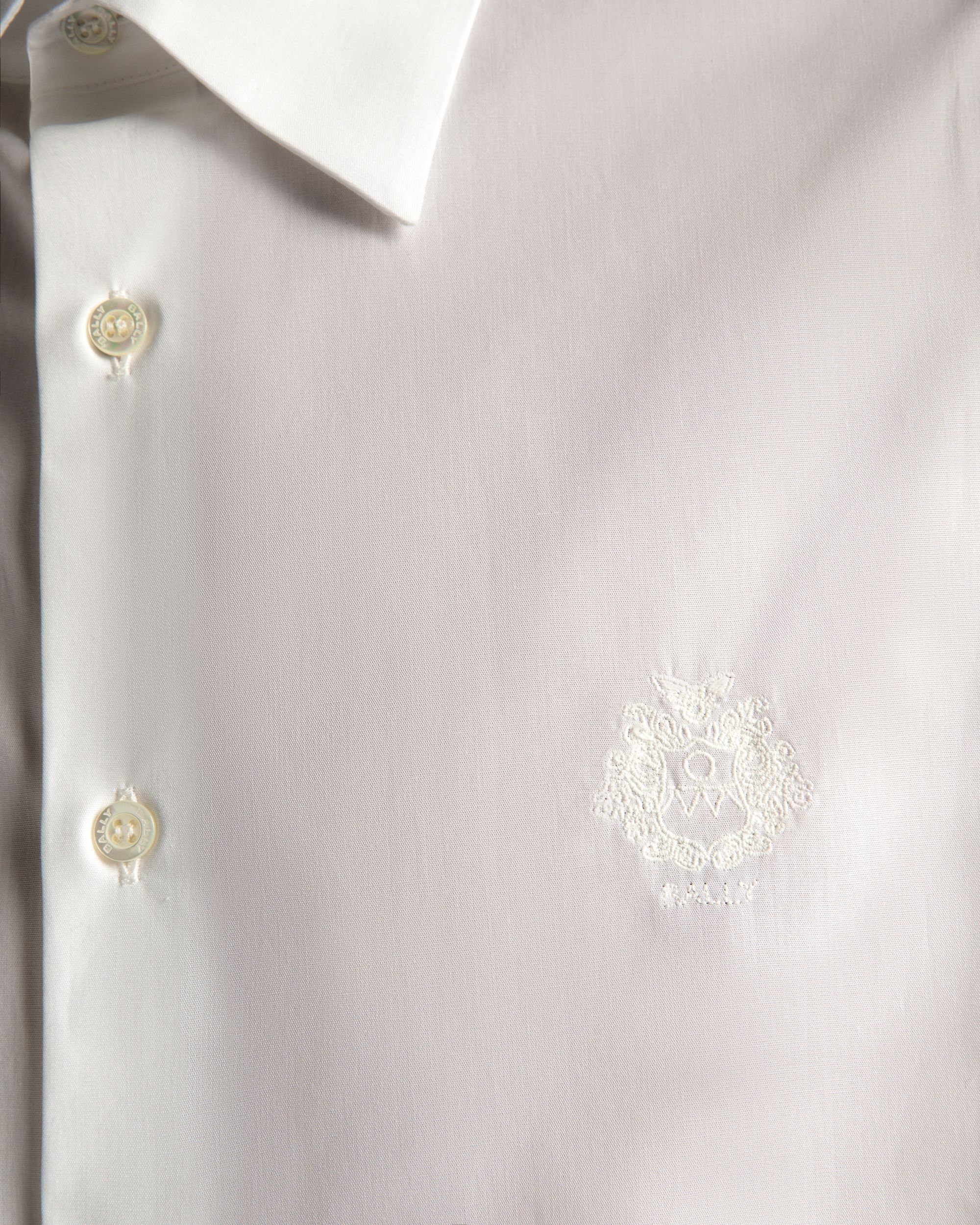Bally Global - Shirt in White Cotton - Blanc