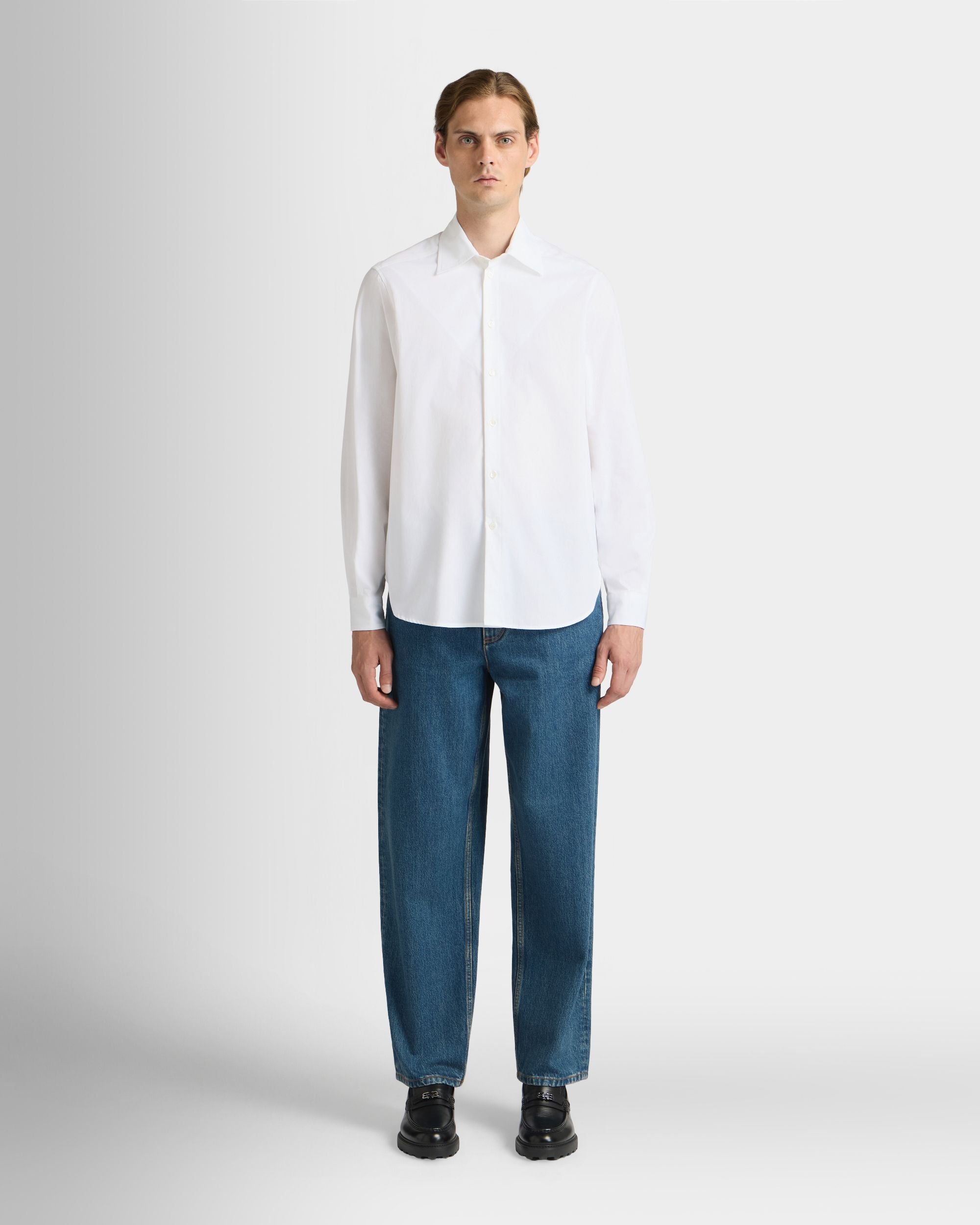 Bally Global - Shirts In White Cotton - White