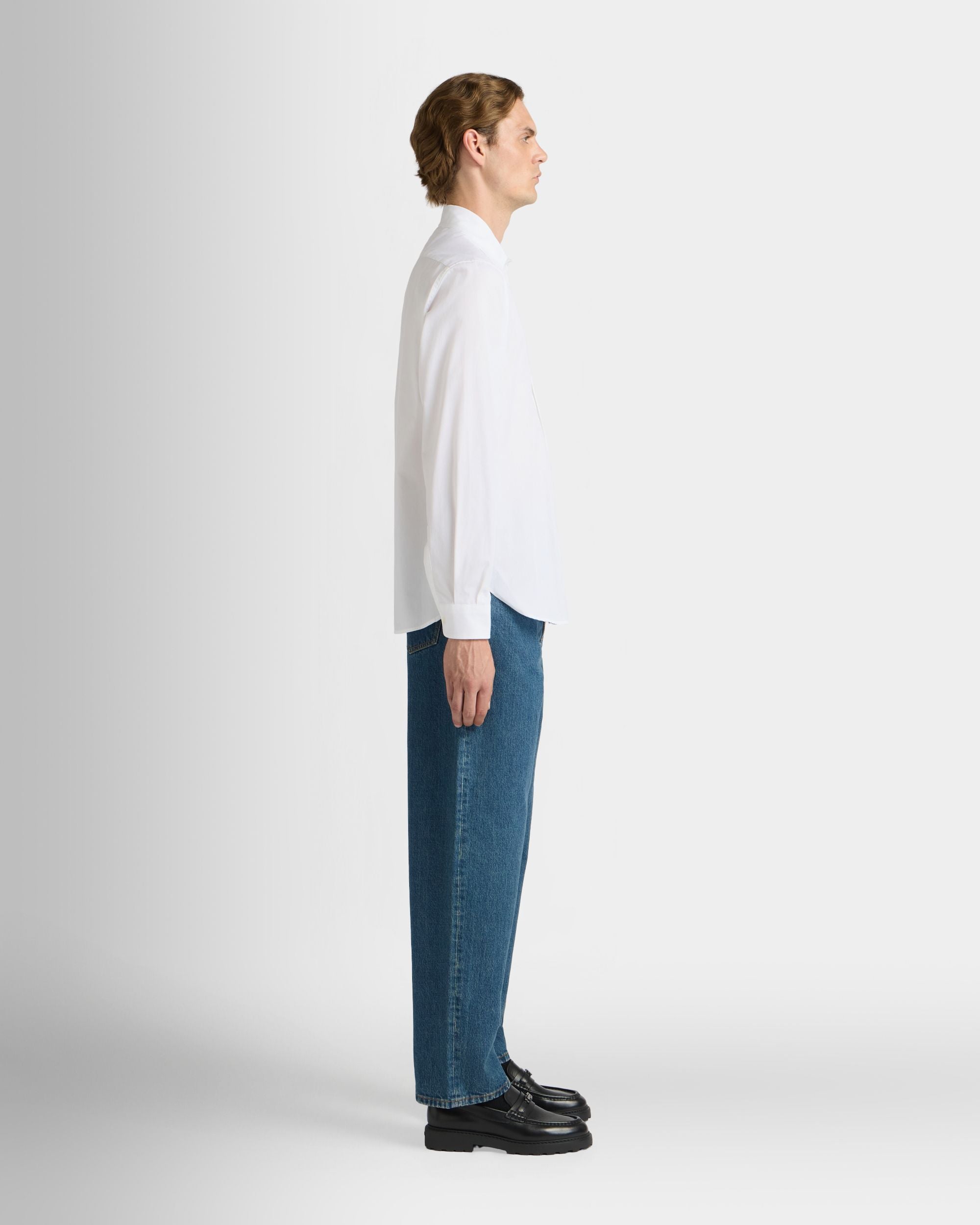 Bally Global - Shirts In White Cotton - White