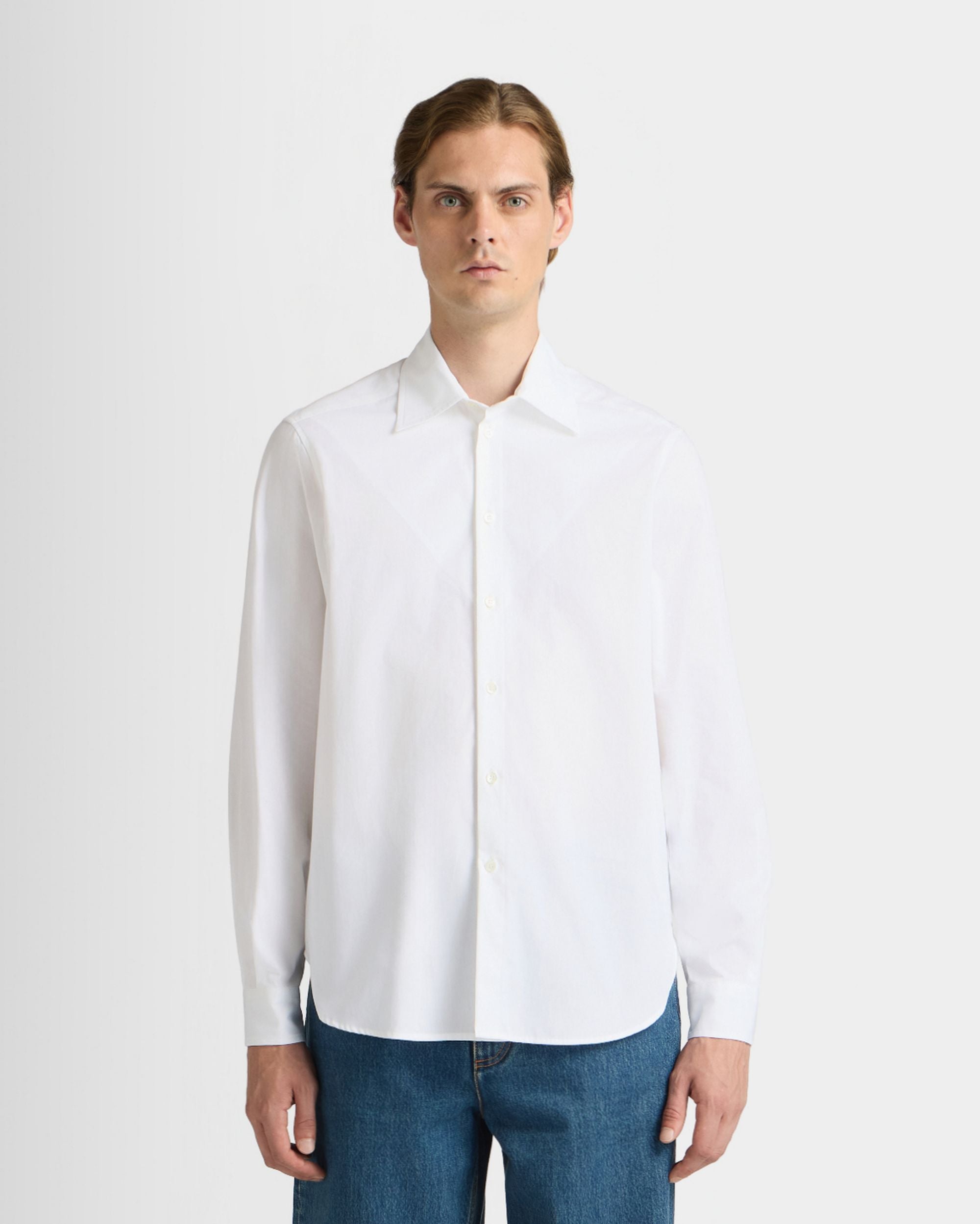 Bally Global - Shirts In White Cotton - White