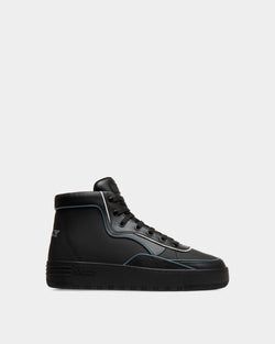 Zapatilla De Piel Negra