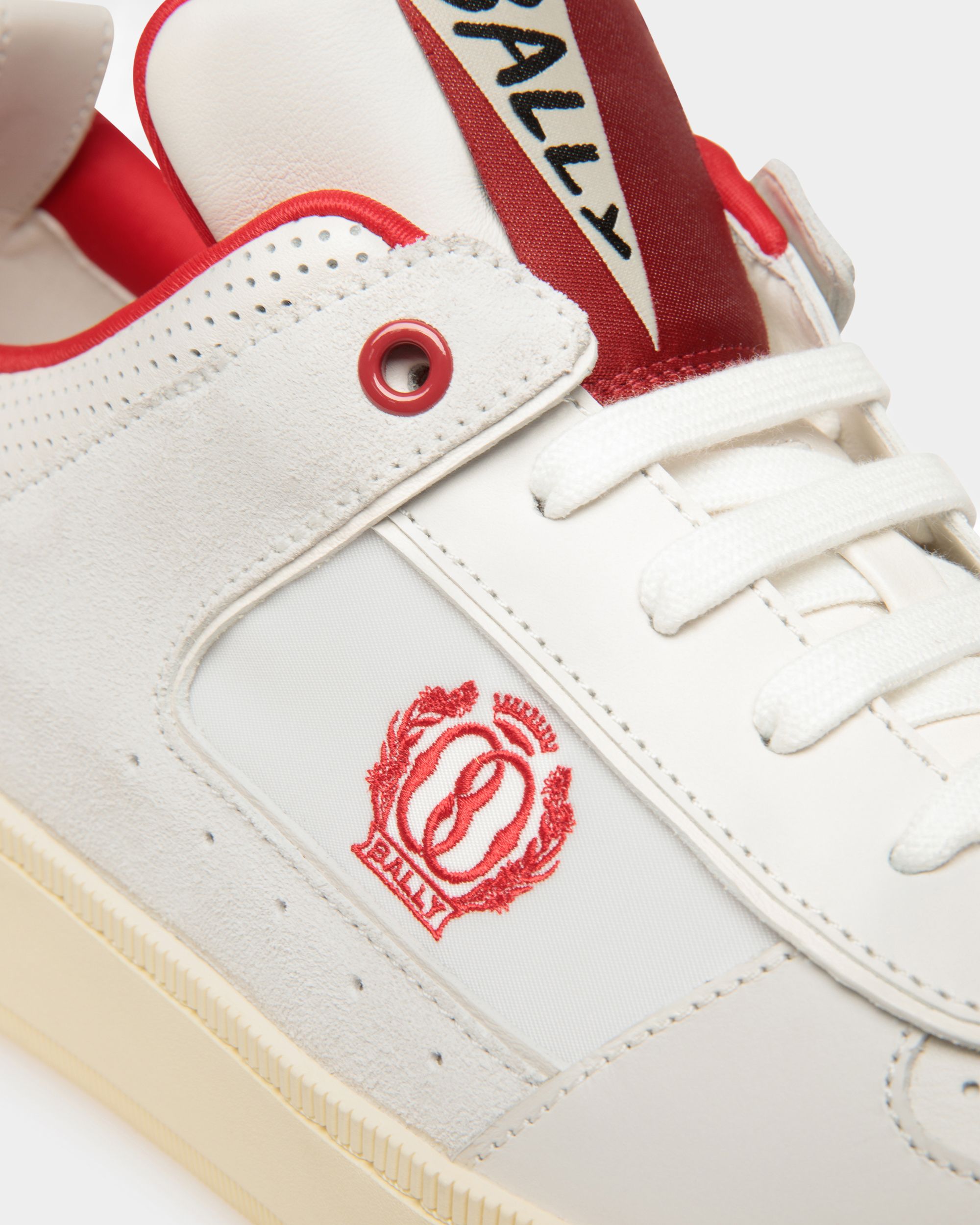 Bally Global - Zapatillas Raise De Piel Blanca - Blanco