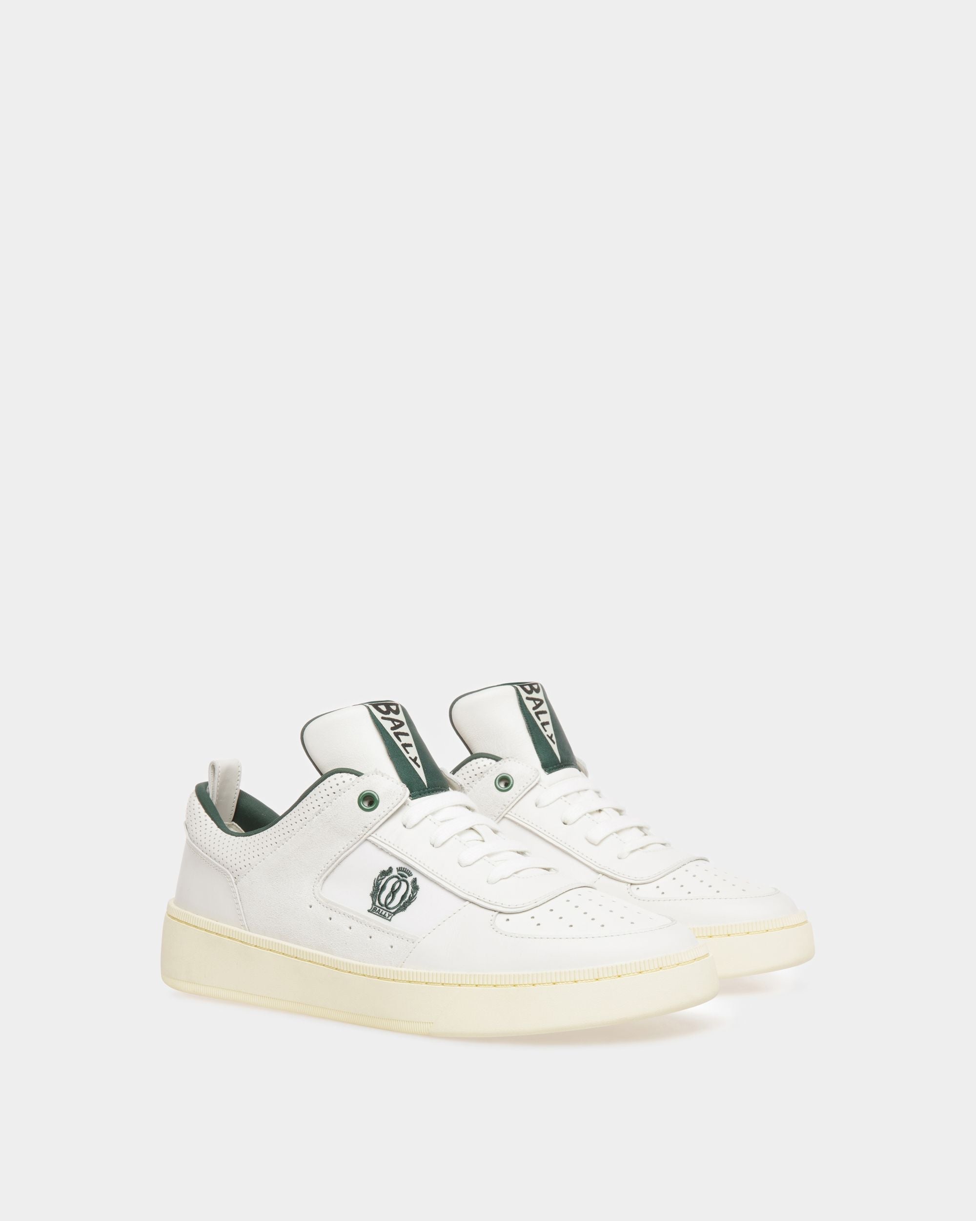 Bally Global - Zapatillas Raise De Piel Blanca - Blanco