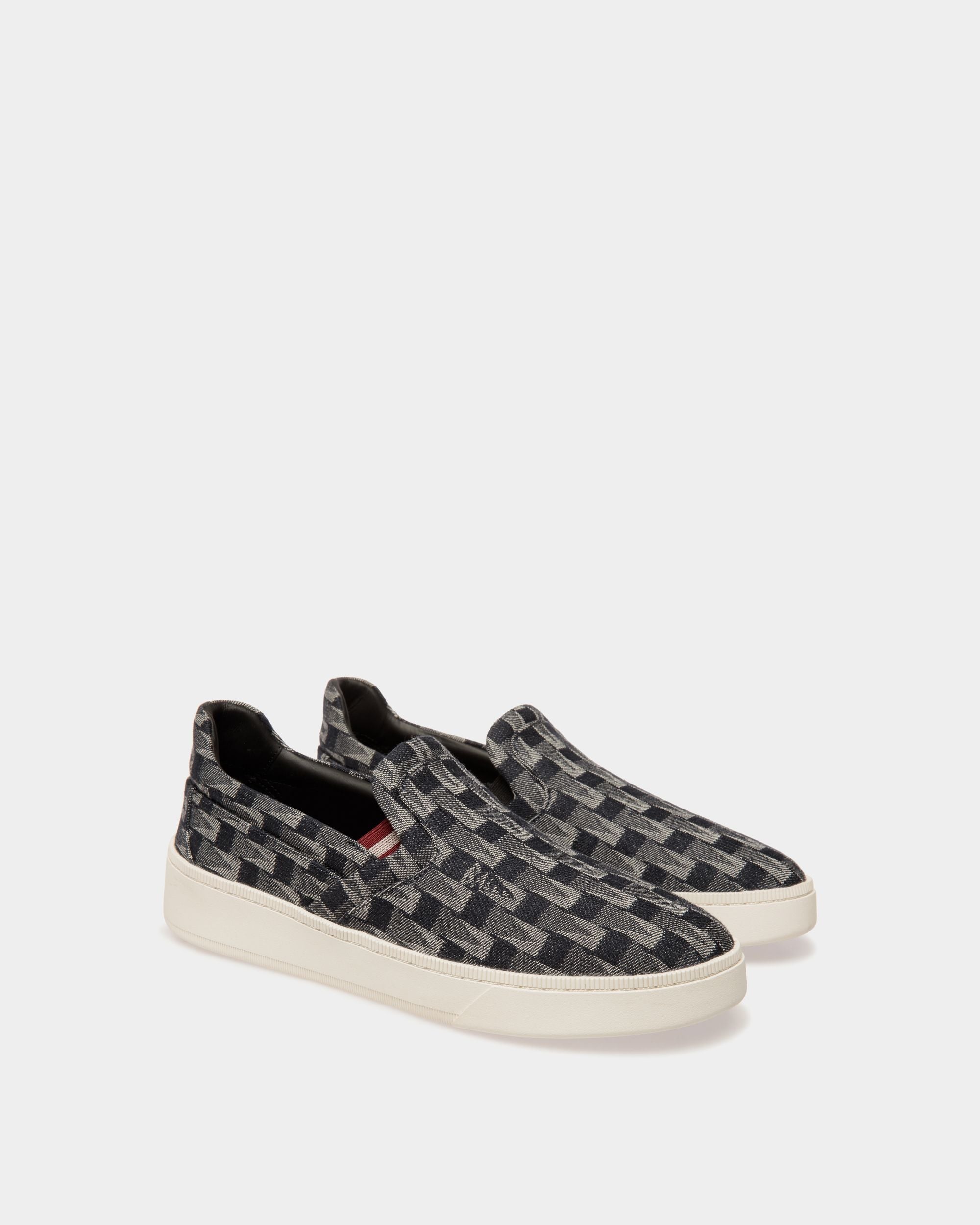 Bally Global - Sneaker Raise En Denim - Bleu