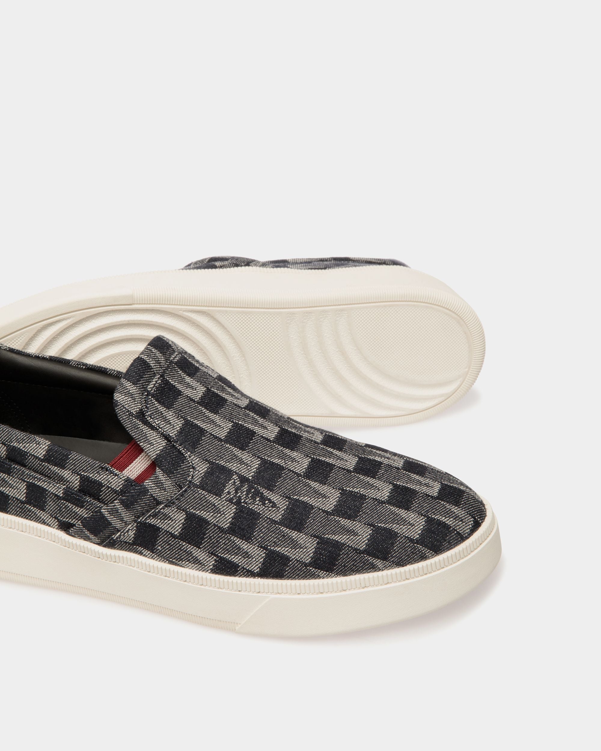 Bally Global - Sneaker Raise En Denim - Bleu