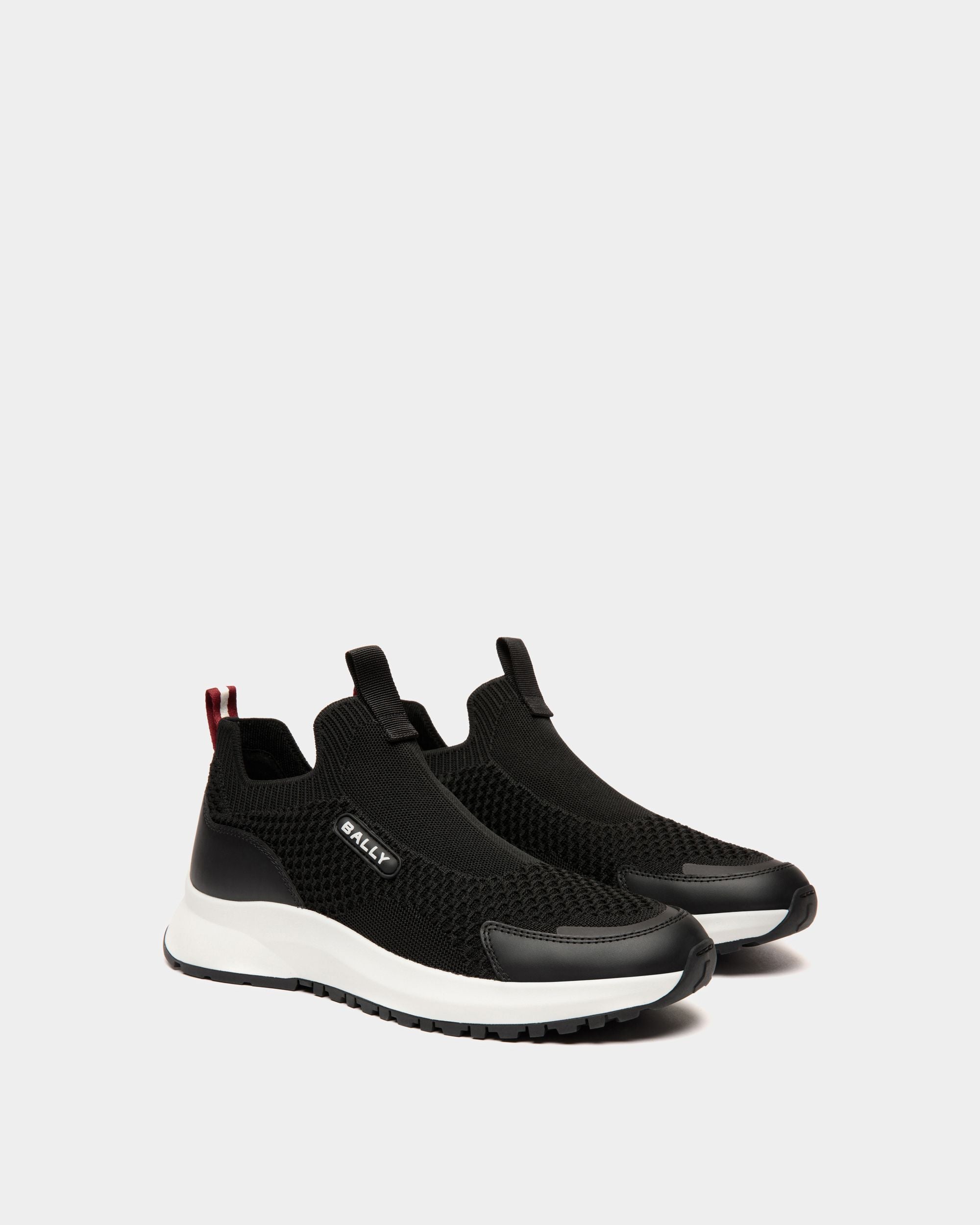 Bally Global - Outline Sneaker in Black Knit - Black