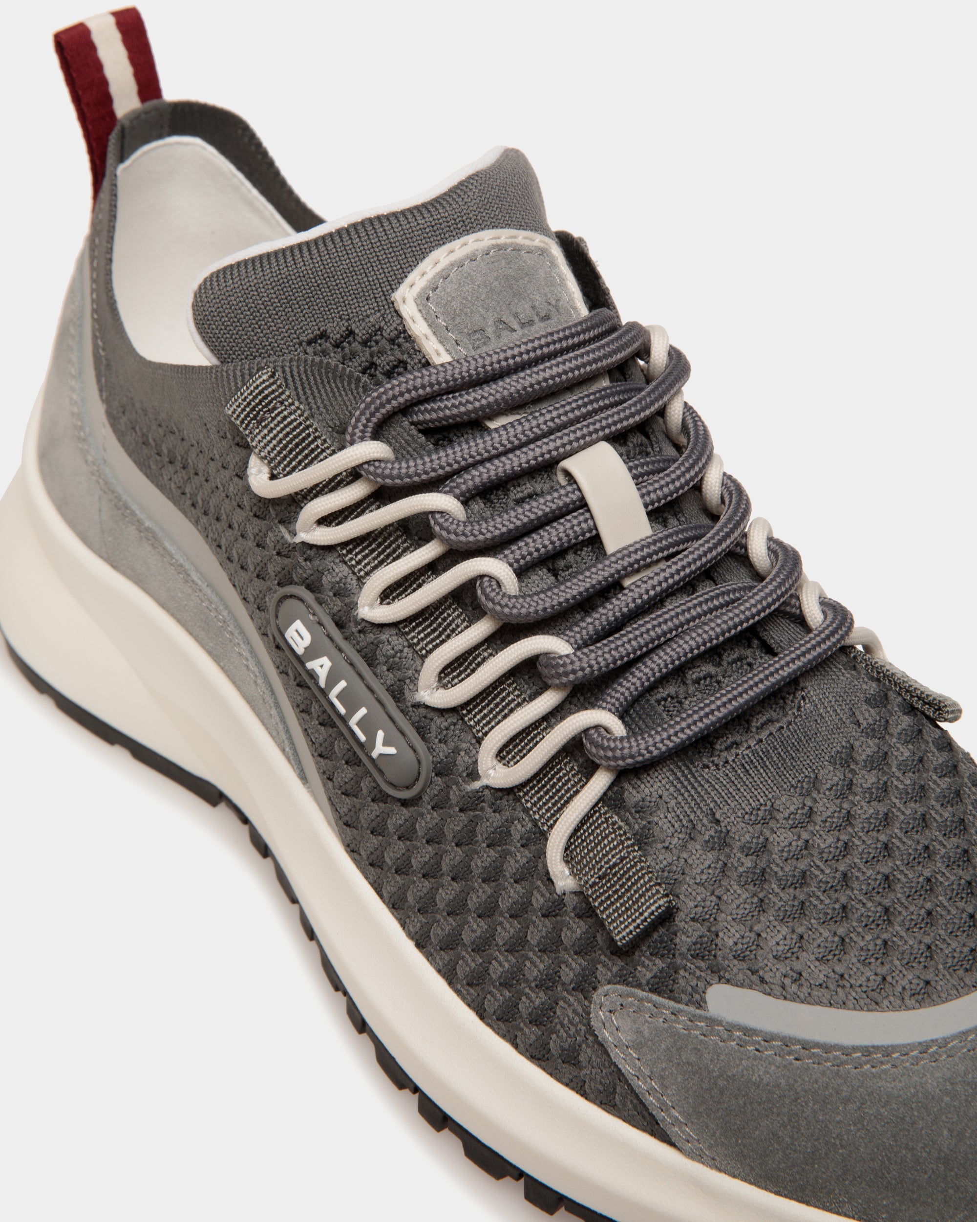 Bally Global - Outline Sneaker in Light Grey Knit - Grey