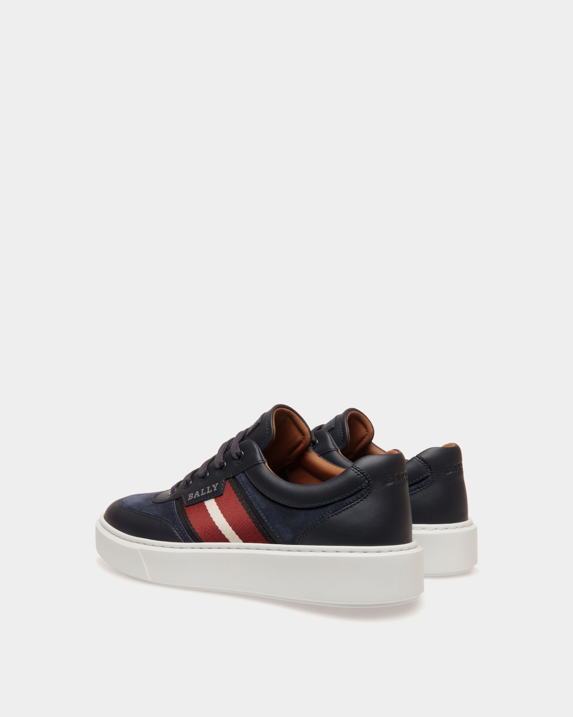 Bally Global - Sneaker In Blue Leather - Blue