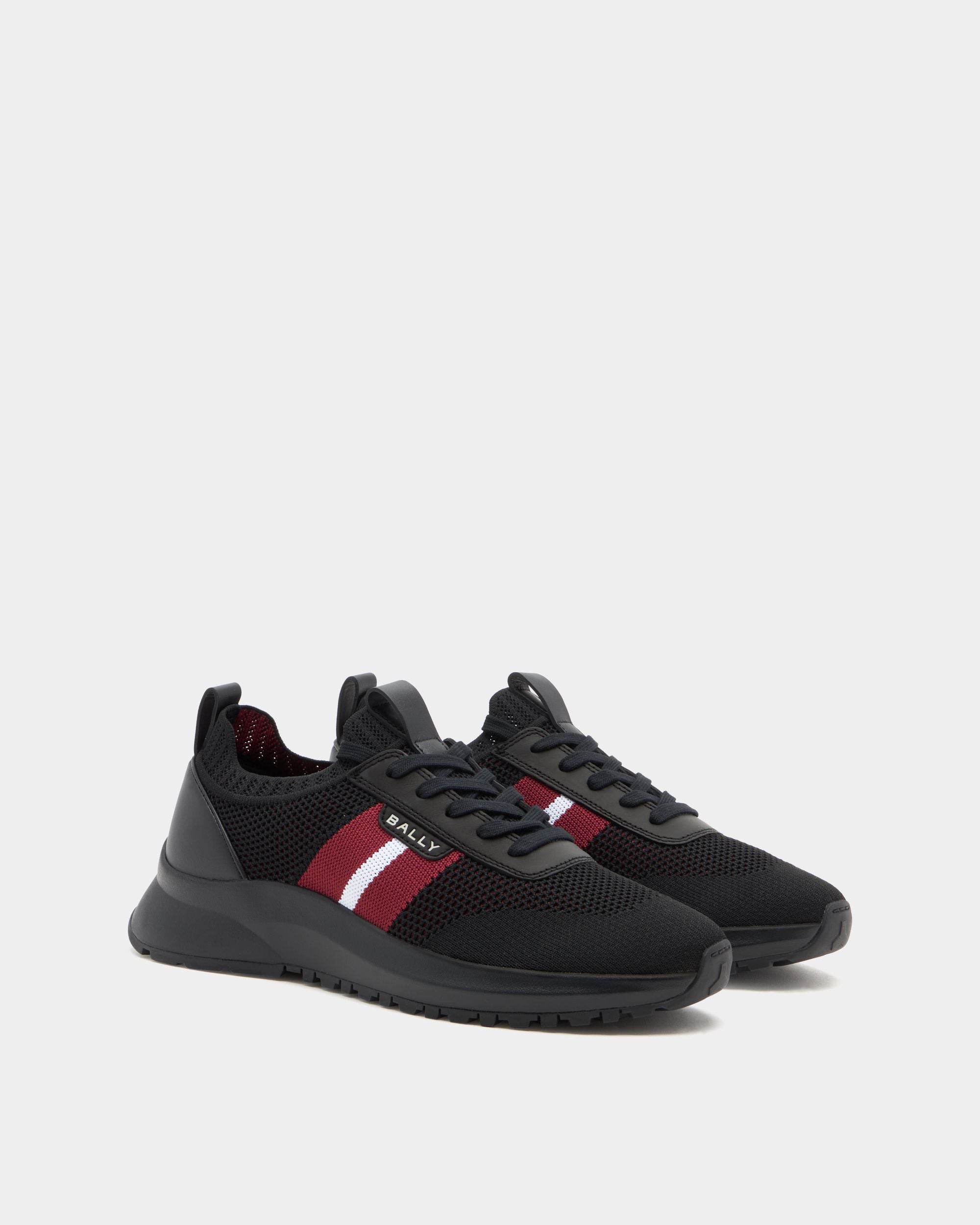 Bally Global - Outline Sneaker in Black Fabric -