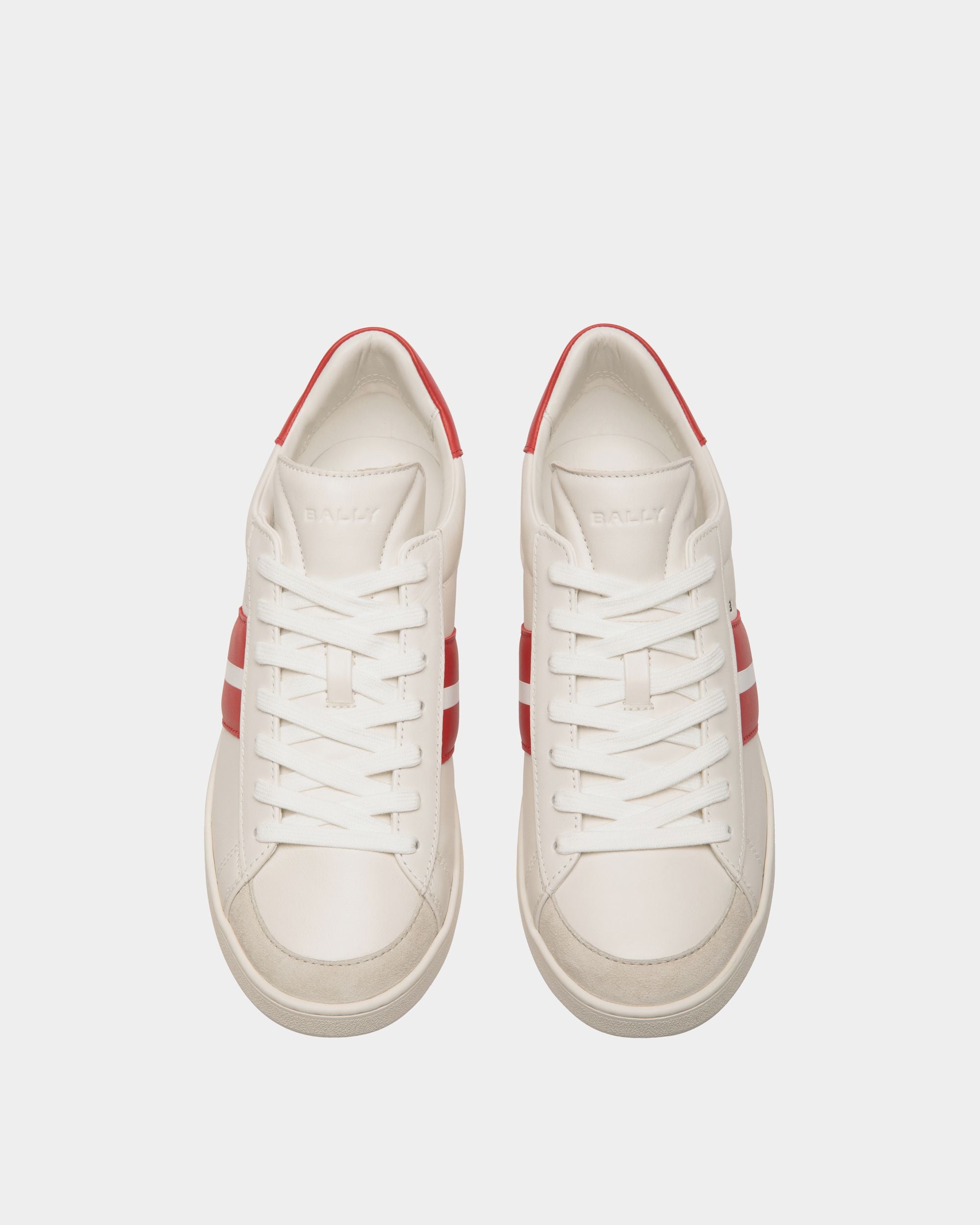 Bally Global - Tennis Sneaker In White Leather - White