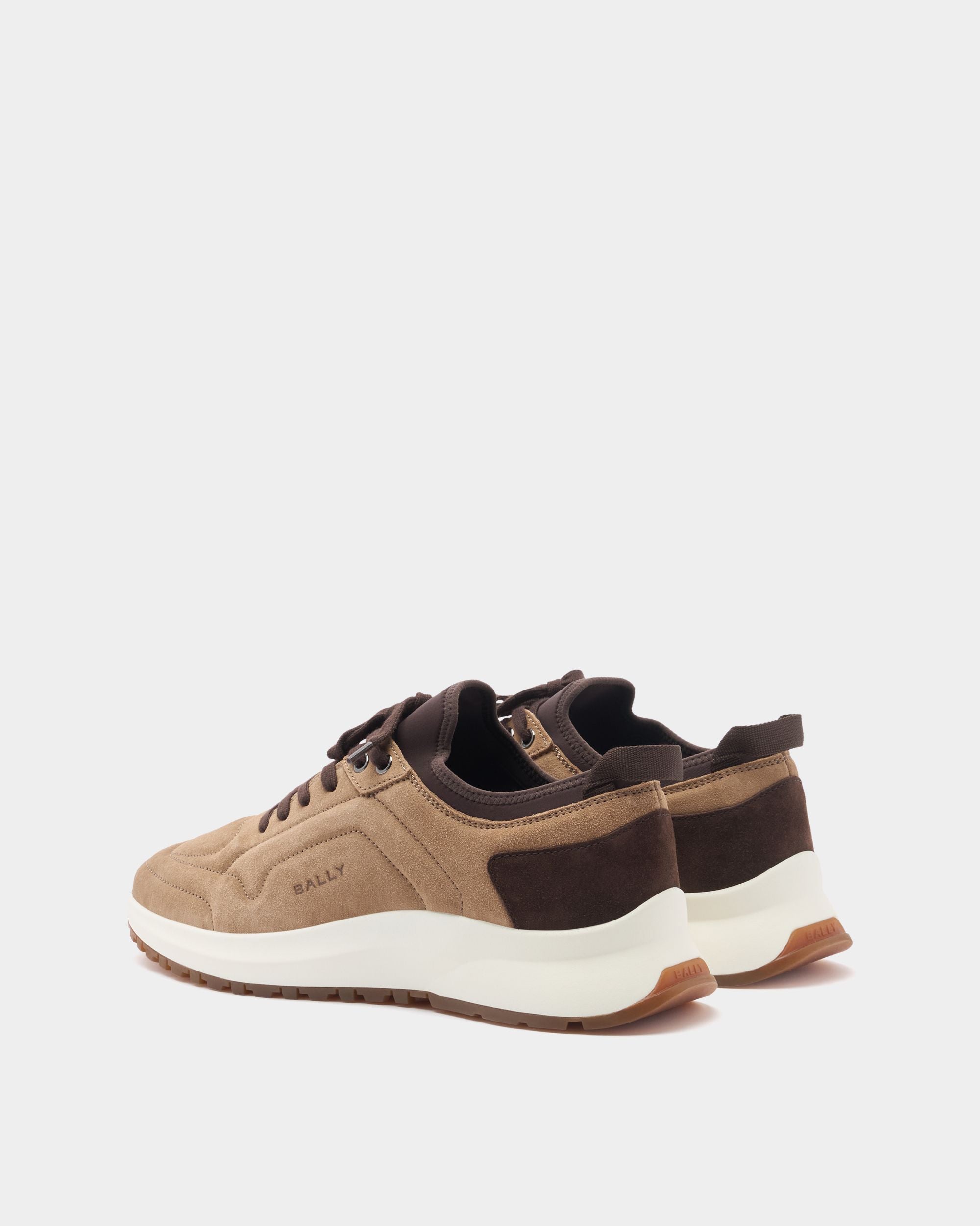 Bally Global - Outline Sneaker in Taupe Suede - Beige