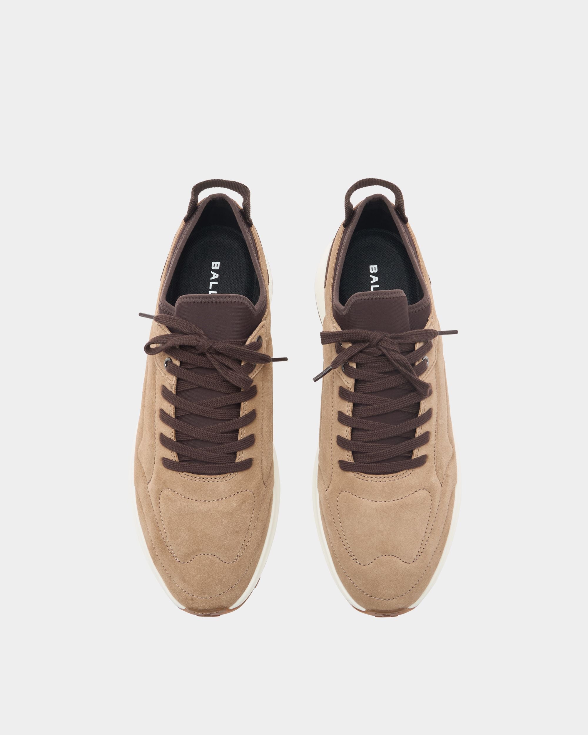 Bally Global - Outline Sneaker in Taupe Suede - Beige