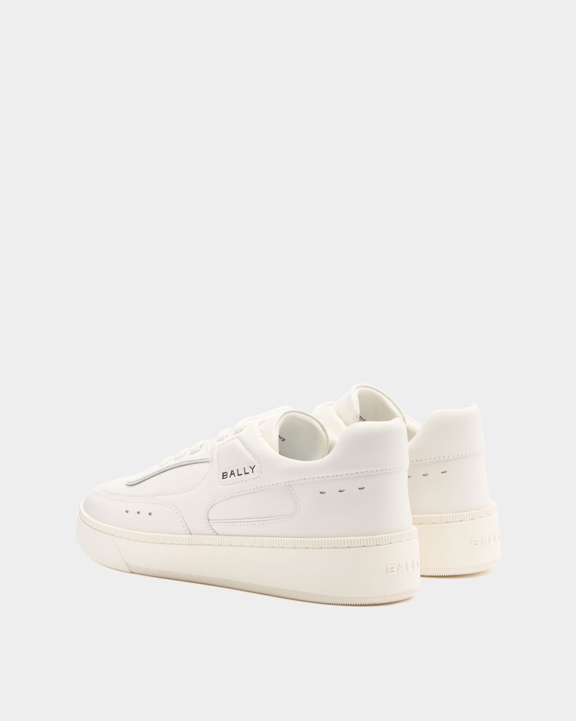 Bally Global - Zapatilla Raise De Piel Blanca - Blanco