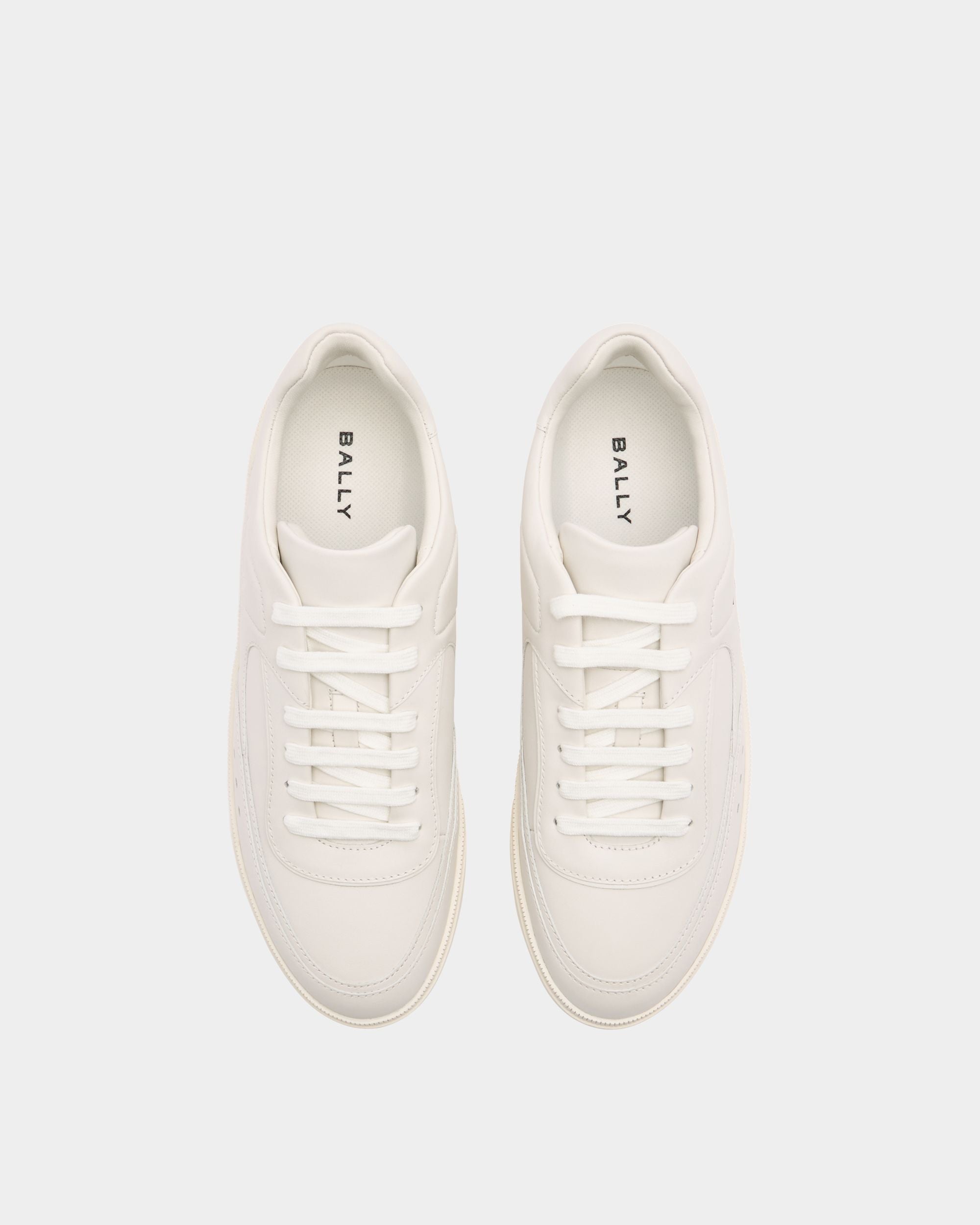 Bally Global - Zapatilla Raise De Piel Blanca - Blanco