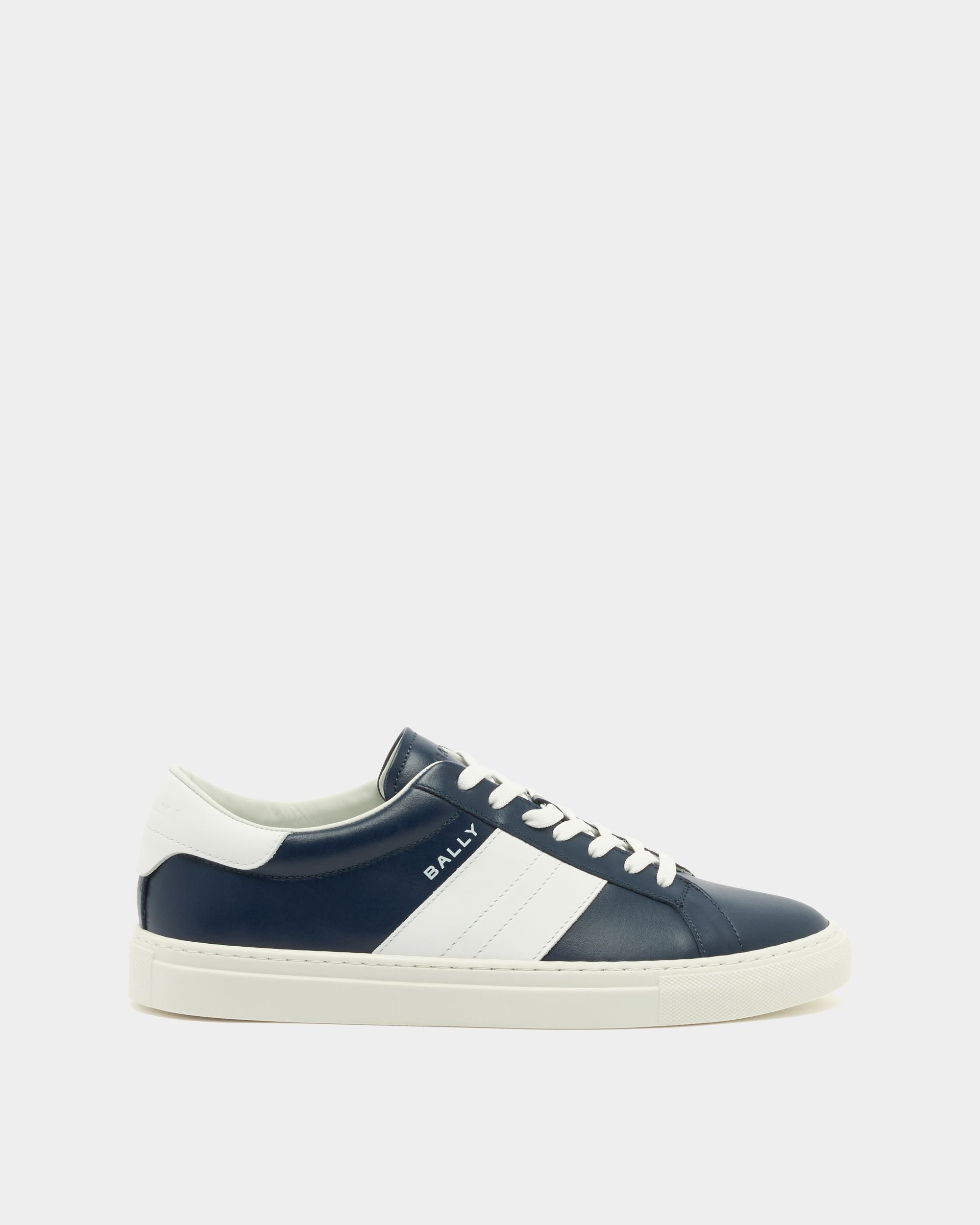 Bally Global - Hedon Sneaker in Blue and White Leather - Blue