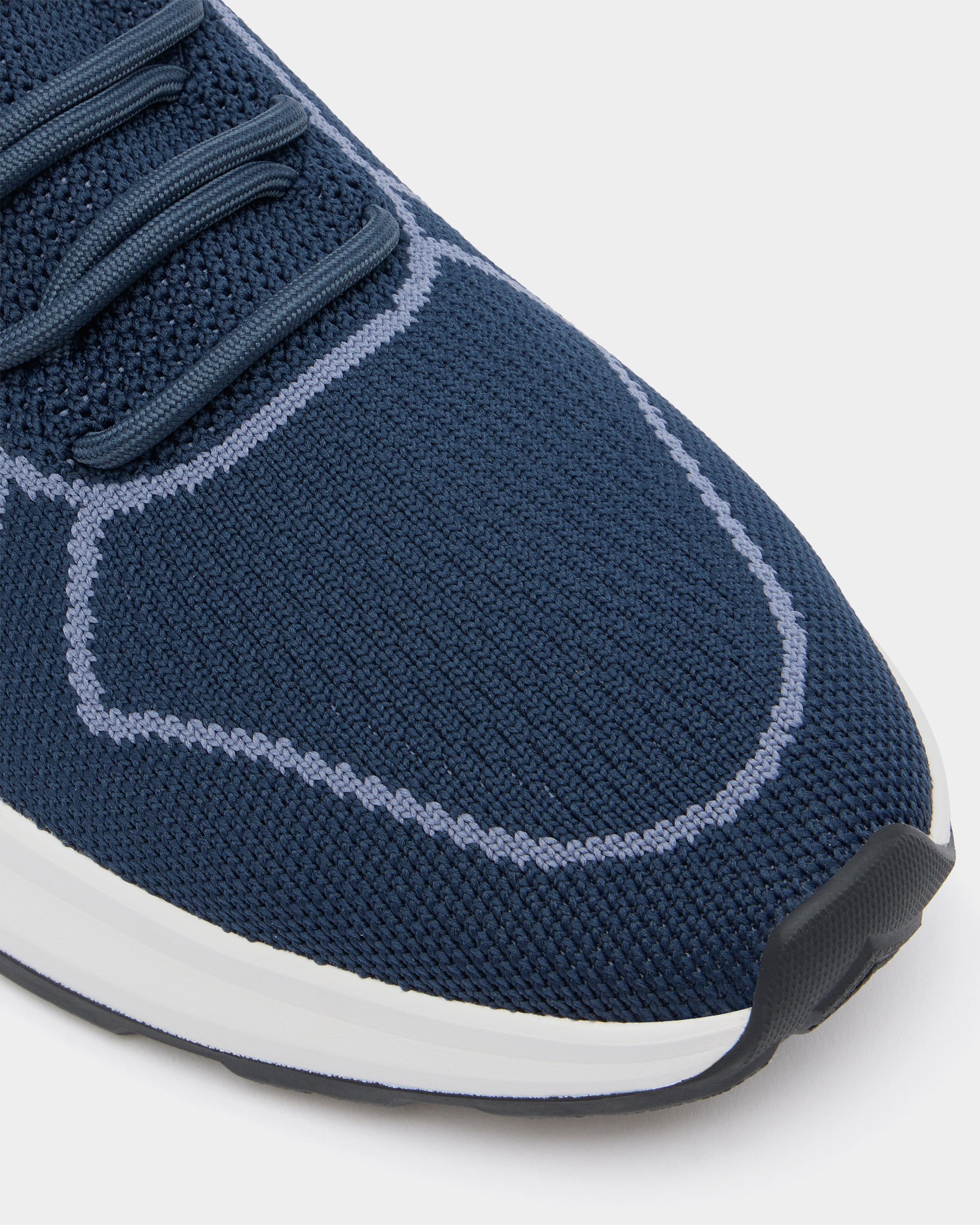 Bally Global - Sylen Sneaker in Navy Blue Fabric - Blue