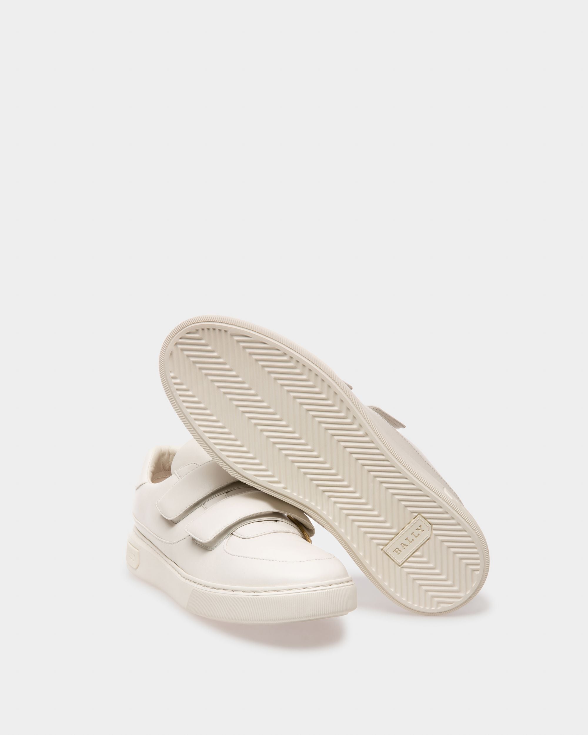 Bally Global - Maylor Sneakers En Cuir Blanc - Blanc