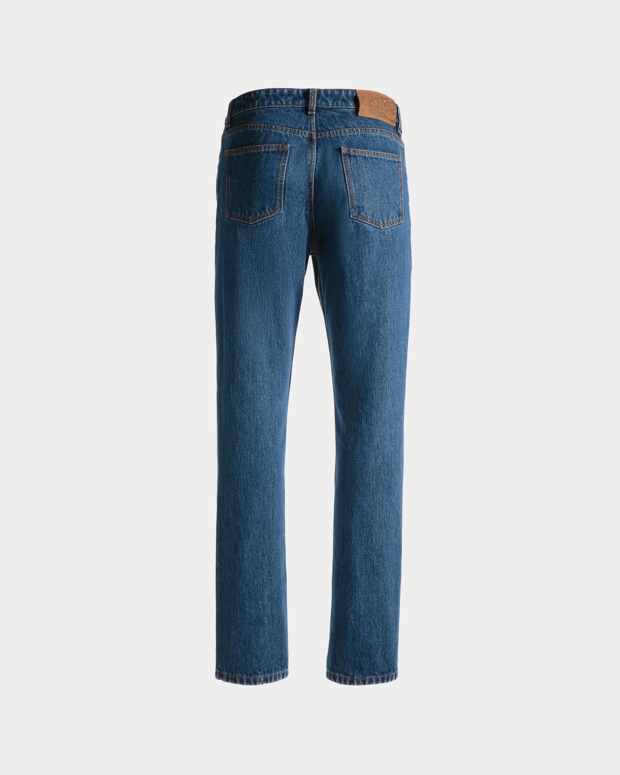 Bally Global - Denim Pants In Blue Cotton - Blue