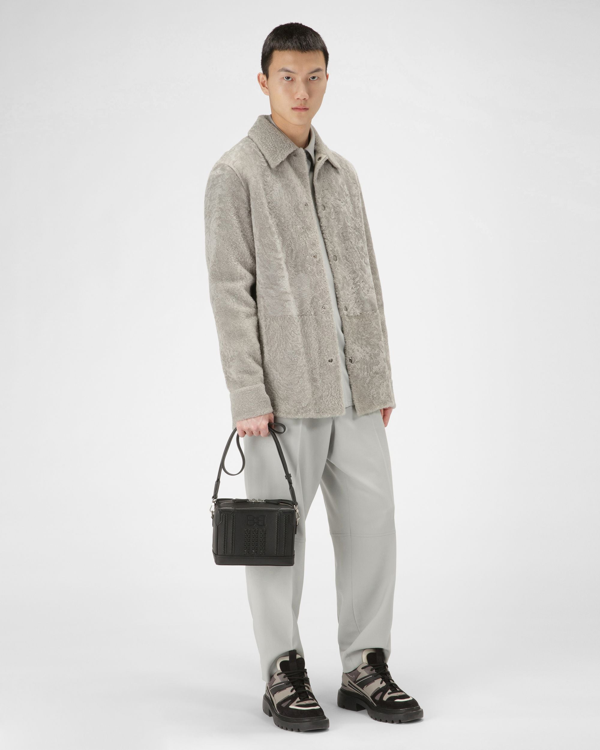 Bally Global - Wool Trousers In Light Blue - Blue