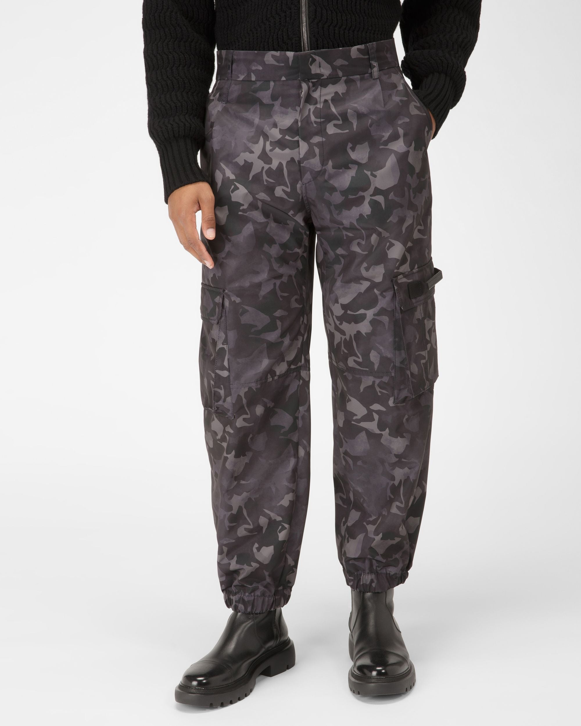Bally Global - Recycled Polyster Trousers In Black - Black
