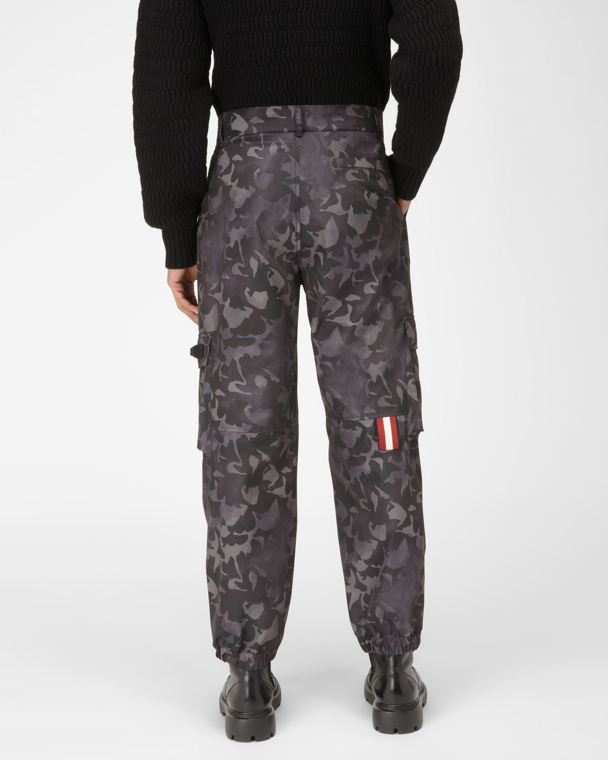 Bally Global - Recycled Polyster Trousers In Black - Black