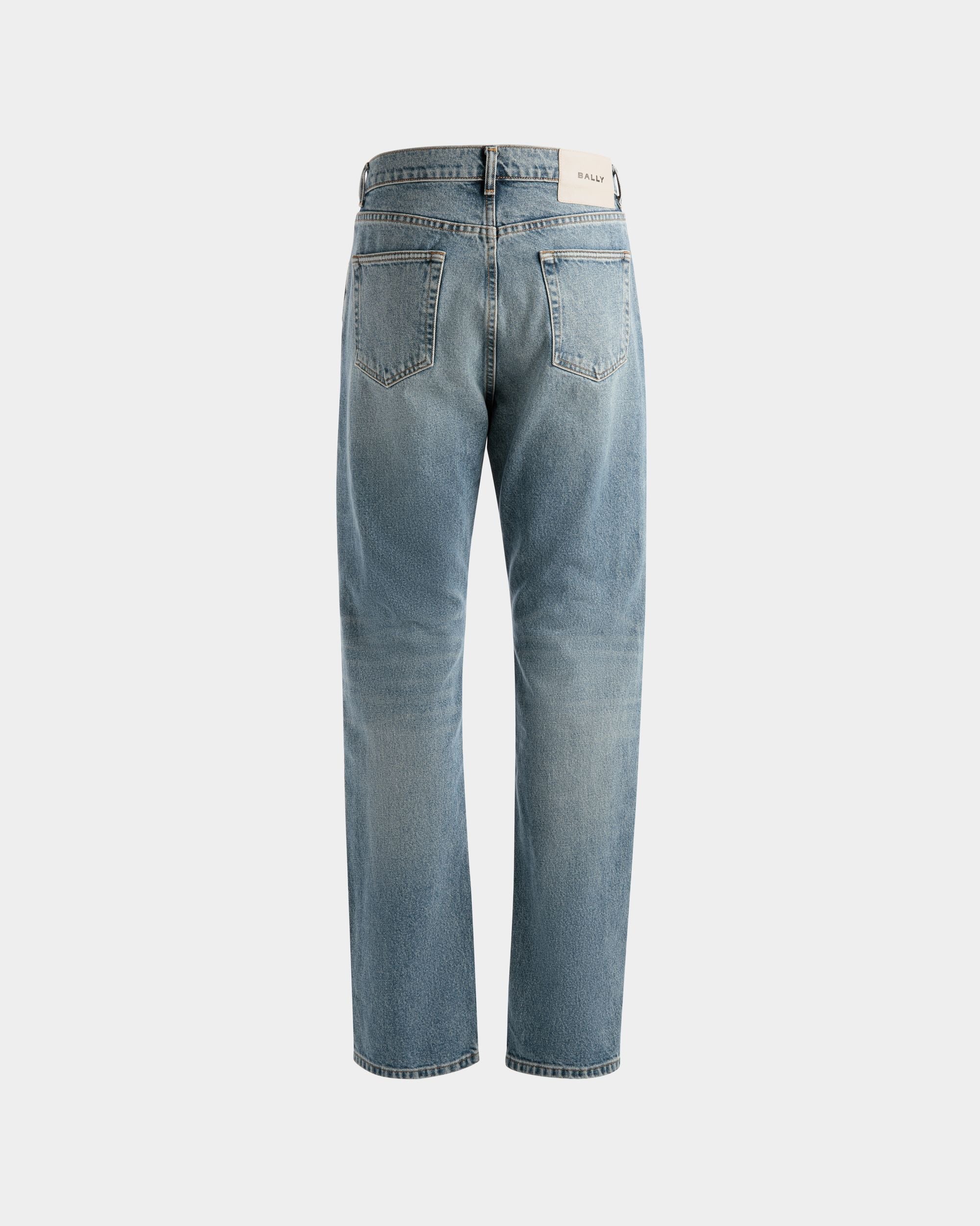 Bally Global - Pantalon Droit En Denim Bleu - Bleu