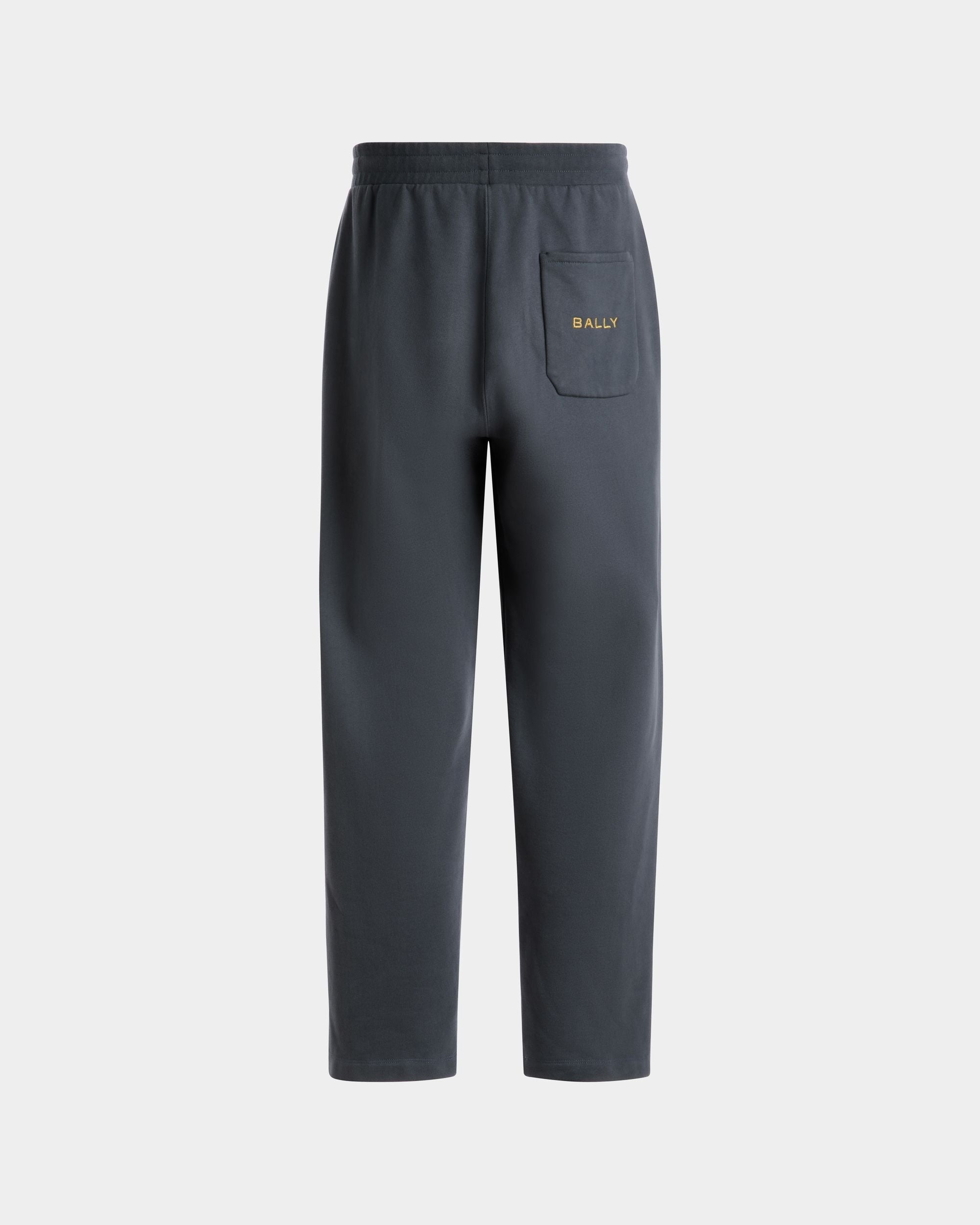 Bally Global - Drawstring Sweatpants In Stone Cotton - Grey