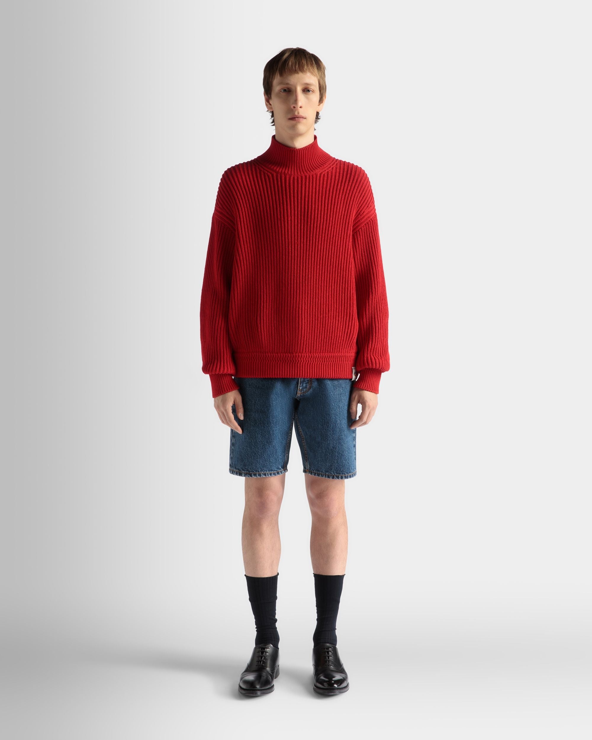 Bally Global - Denim Pants in Medium Blue Cotton - Bleu