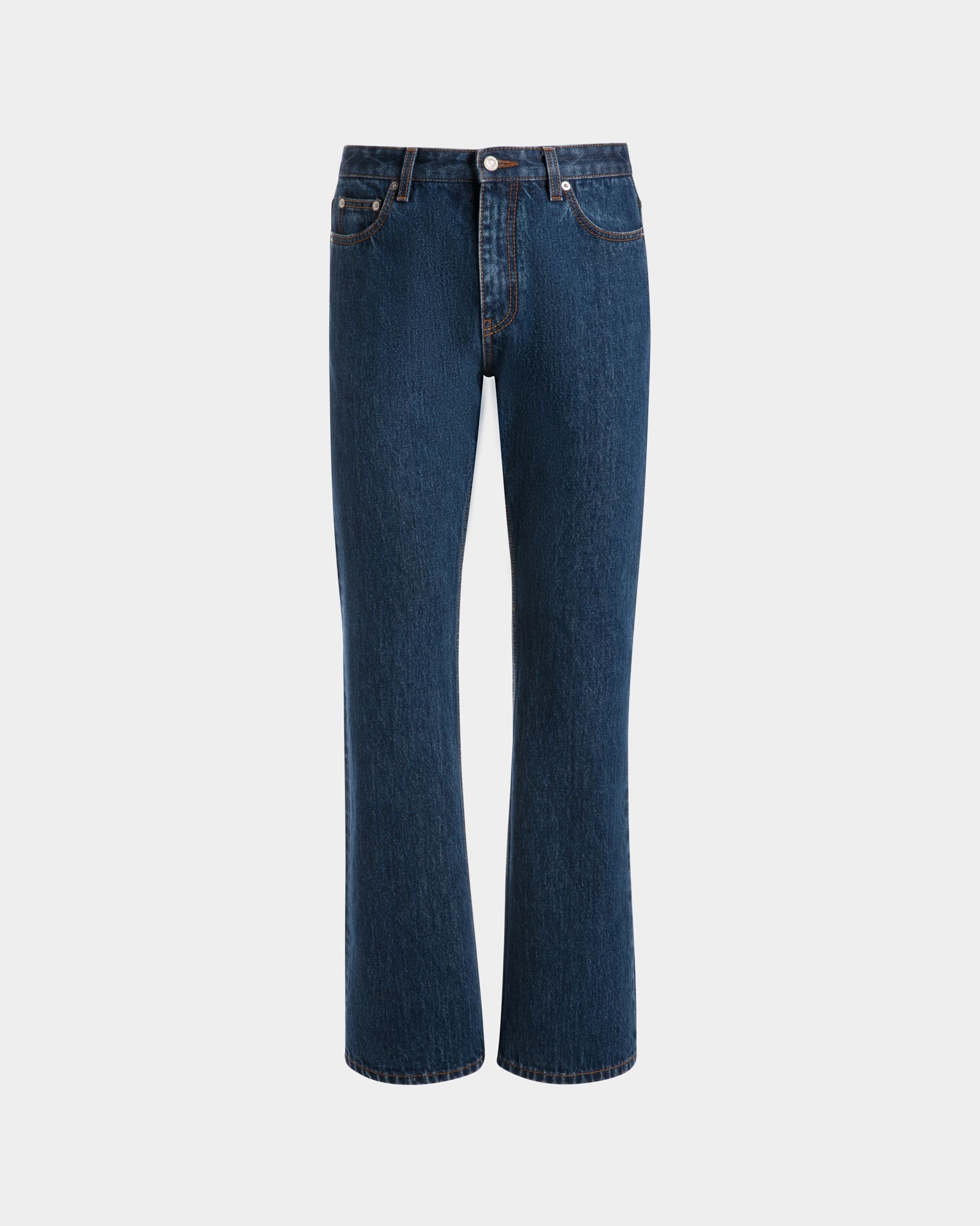 Bally Global - Pantalon En Denim De Coton Medium Blue - Bleu