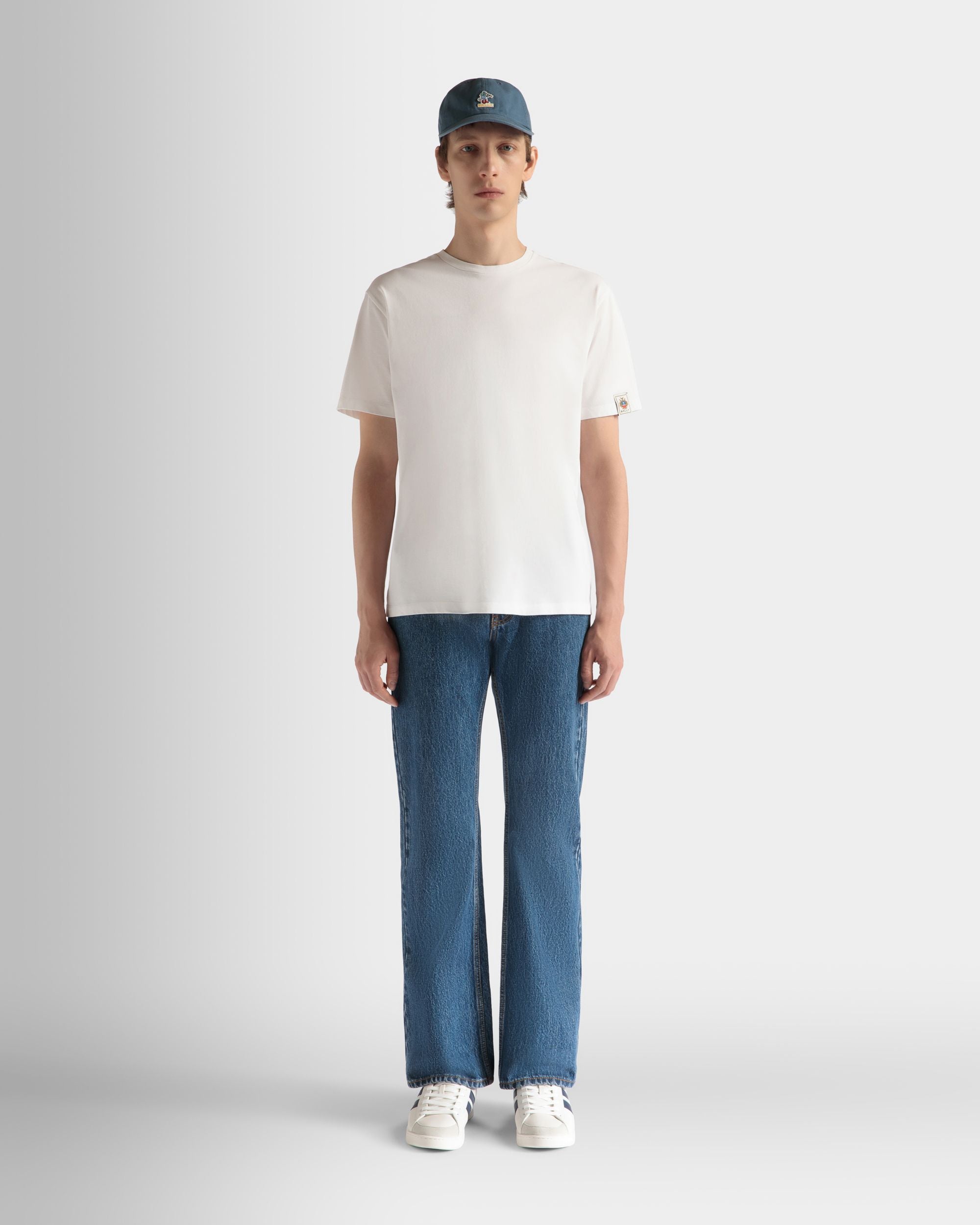 Bally Global - Pantalon En Denim De Coton Medium Blue - Bleu