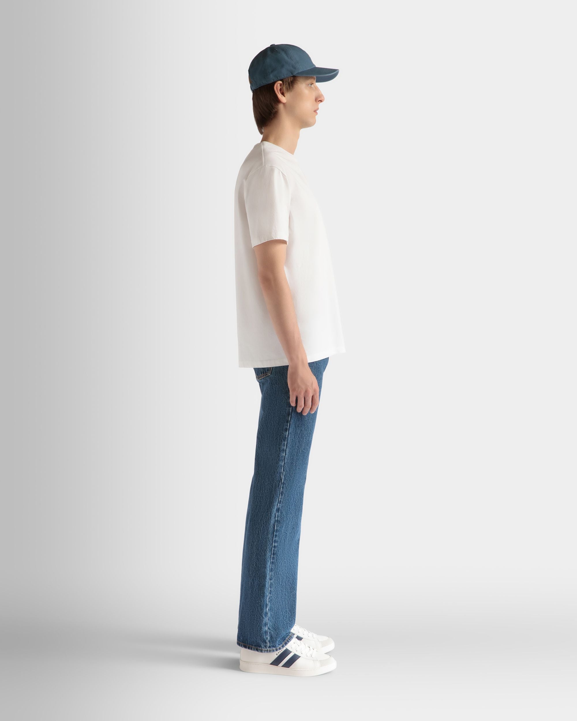 Bally Global - Pantalon En Denim De Coton Medium Blue - Bleu