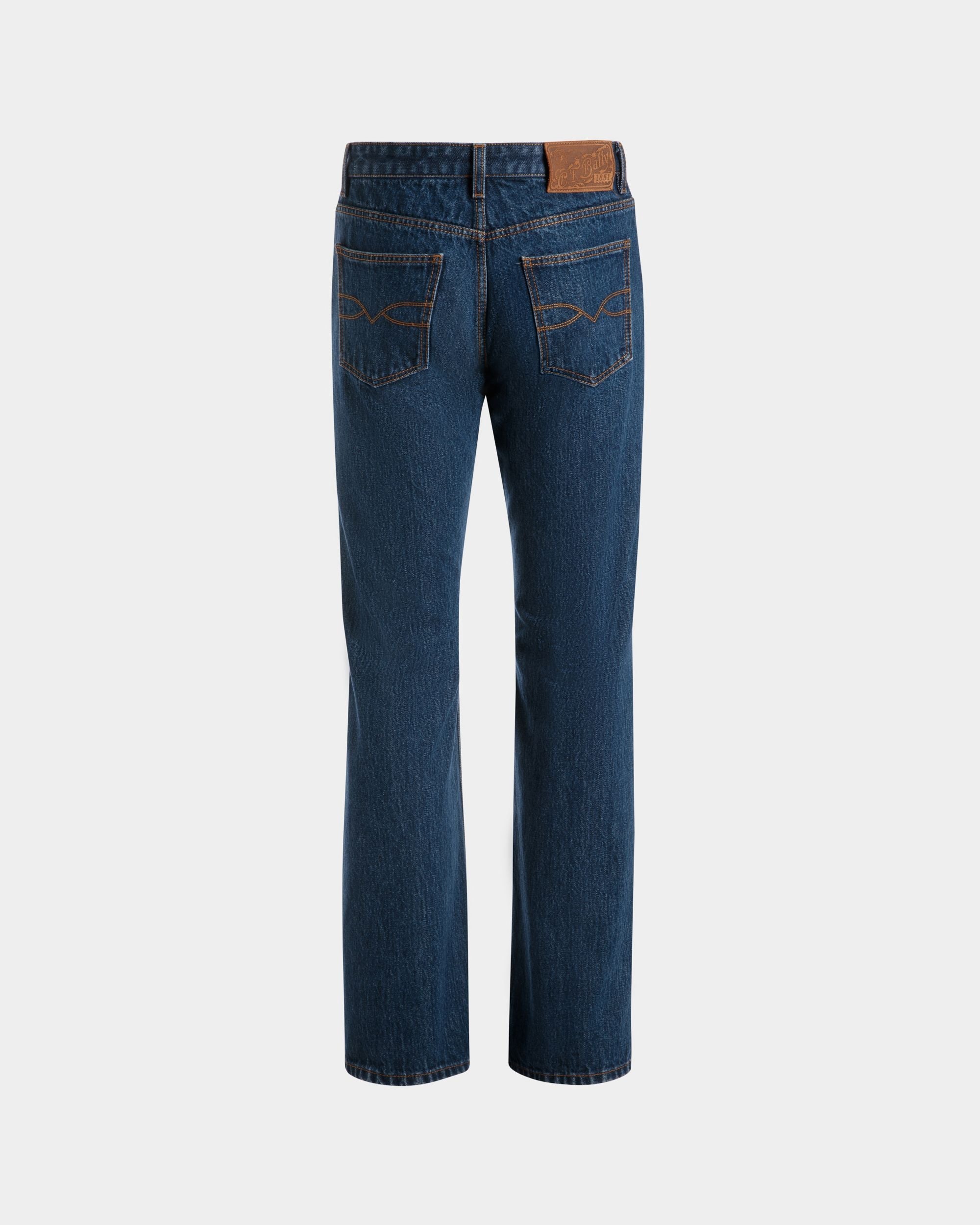 Bally Global - Pantalon En Denim De Coton Medium Blue - Bleu