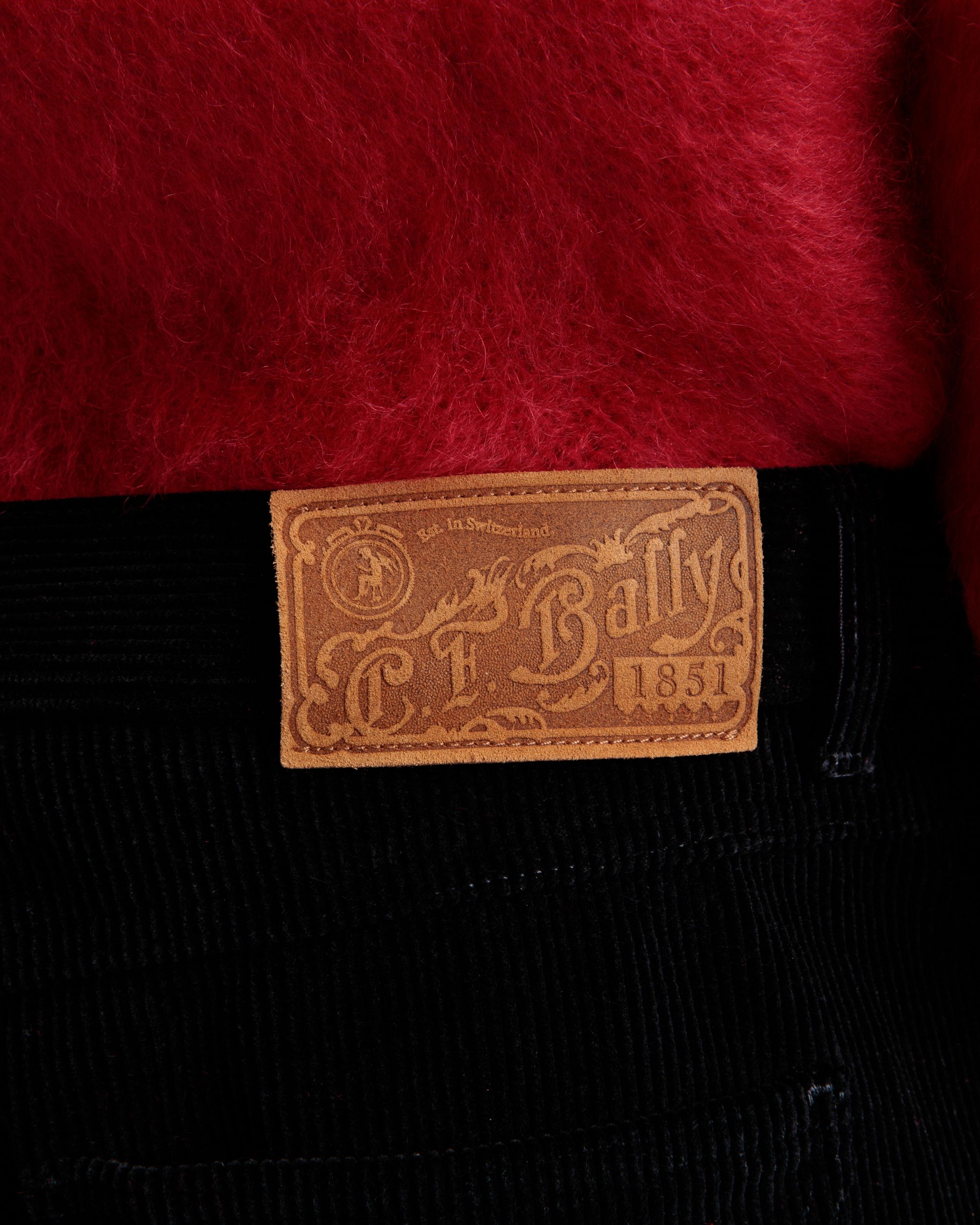 Bally Global - Pantalon Denim En Velours Côtelé De Coton Noir - Noir