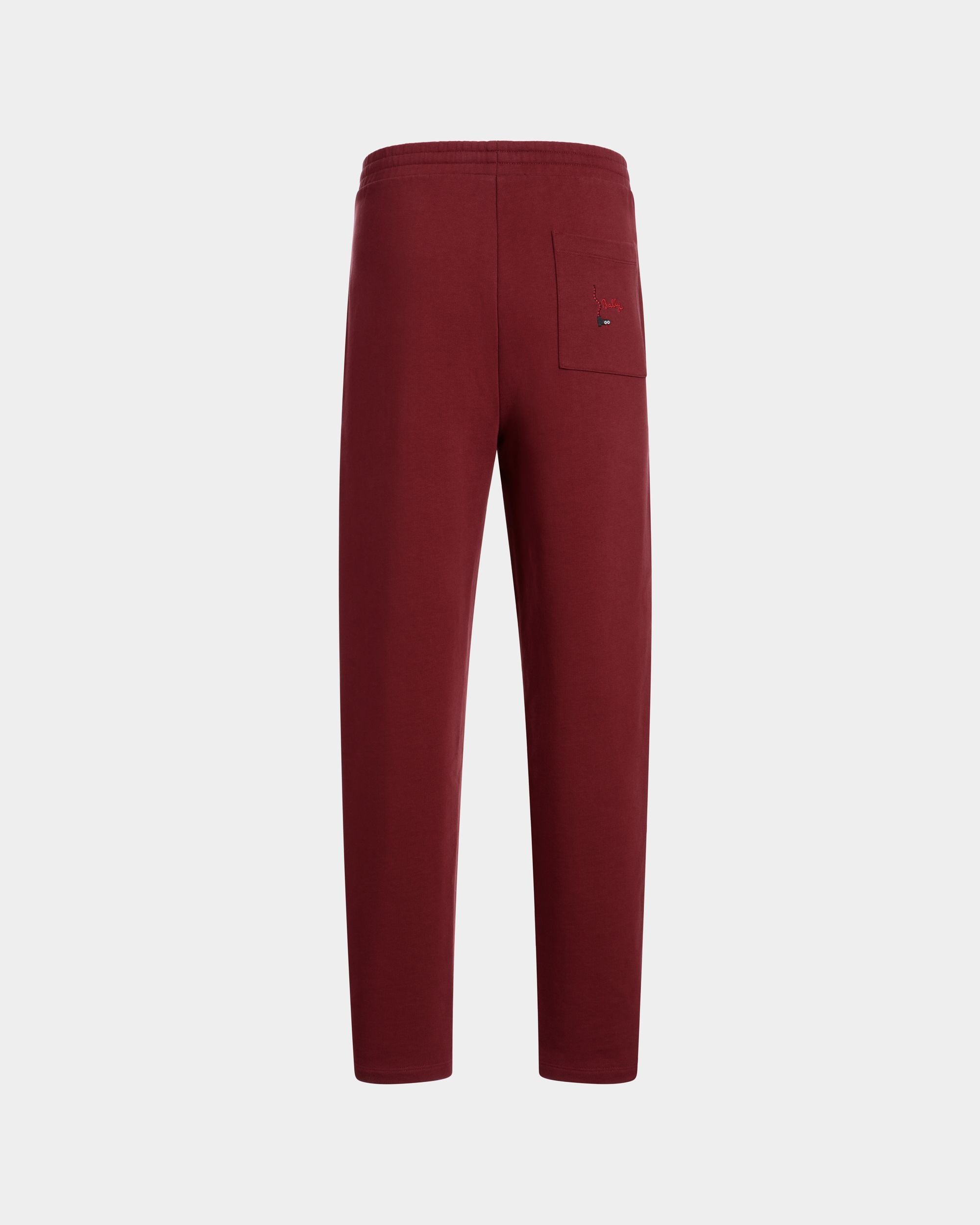 Bally Global - Sweatpants in Sirah Cotton - Burgundy