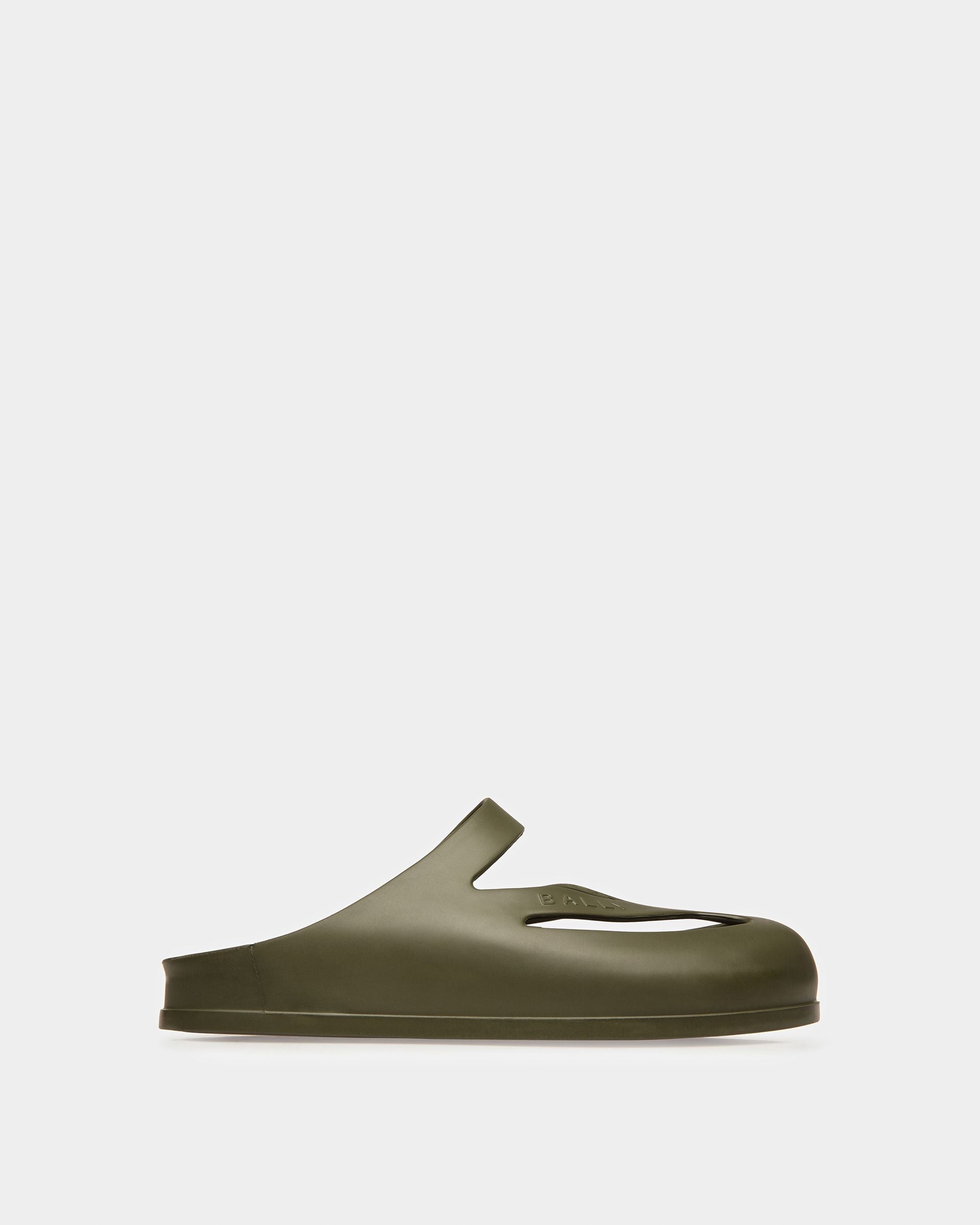 Bally Global - Oaks Slide Sandal In Rubber - Green